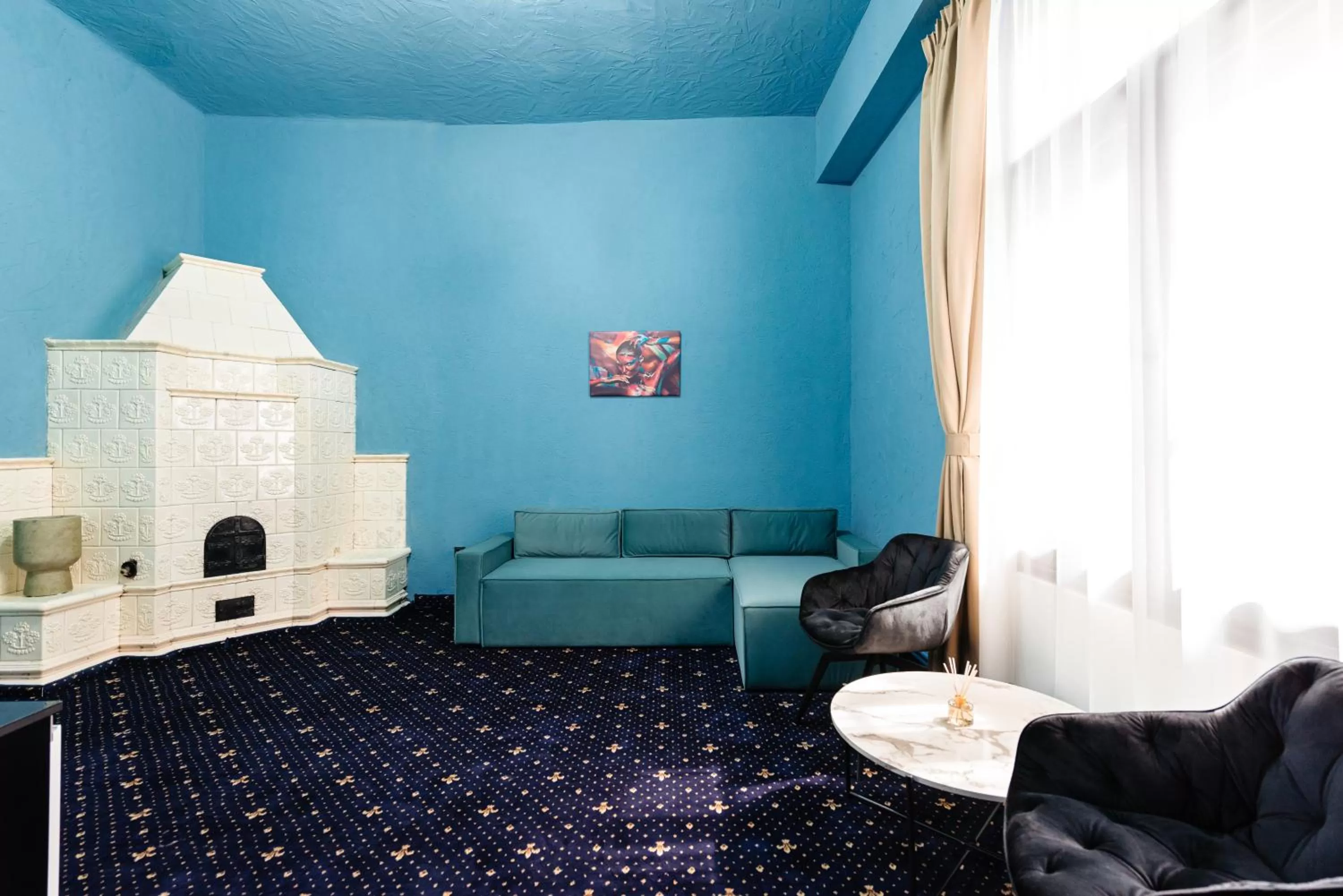 Living room in Palace Bulevard Inn