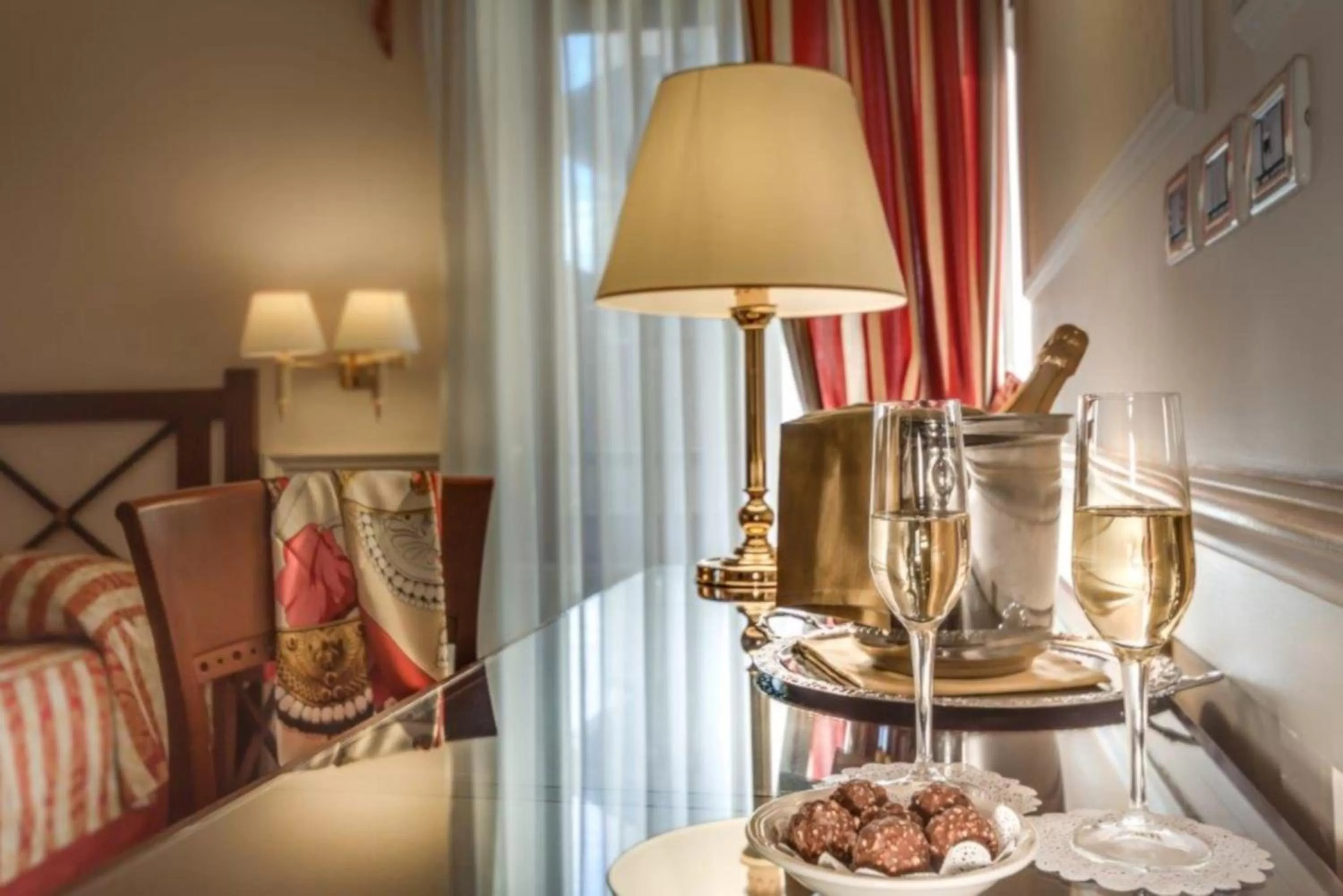 Decorative detail, Bed in Residenza Paolo VI