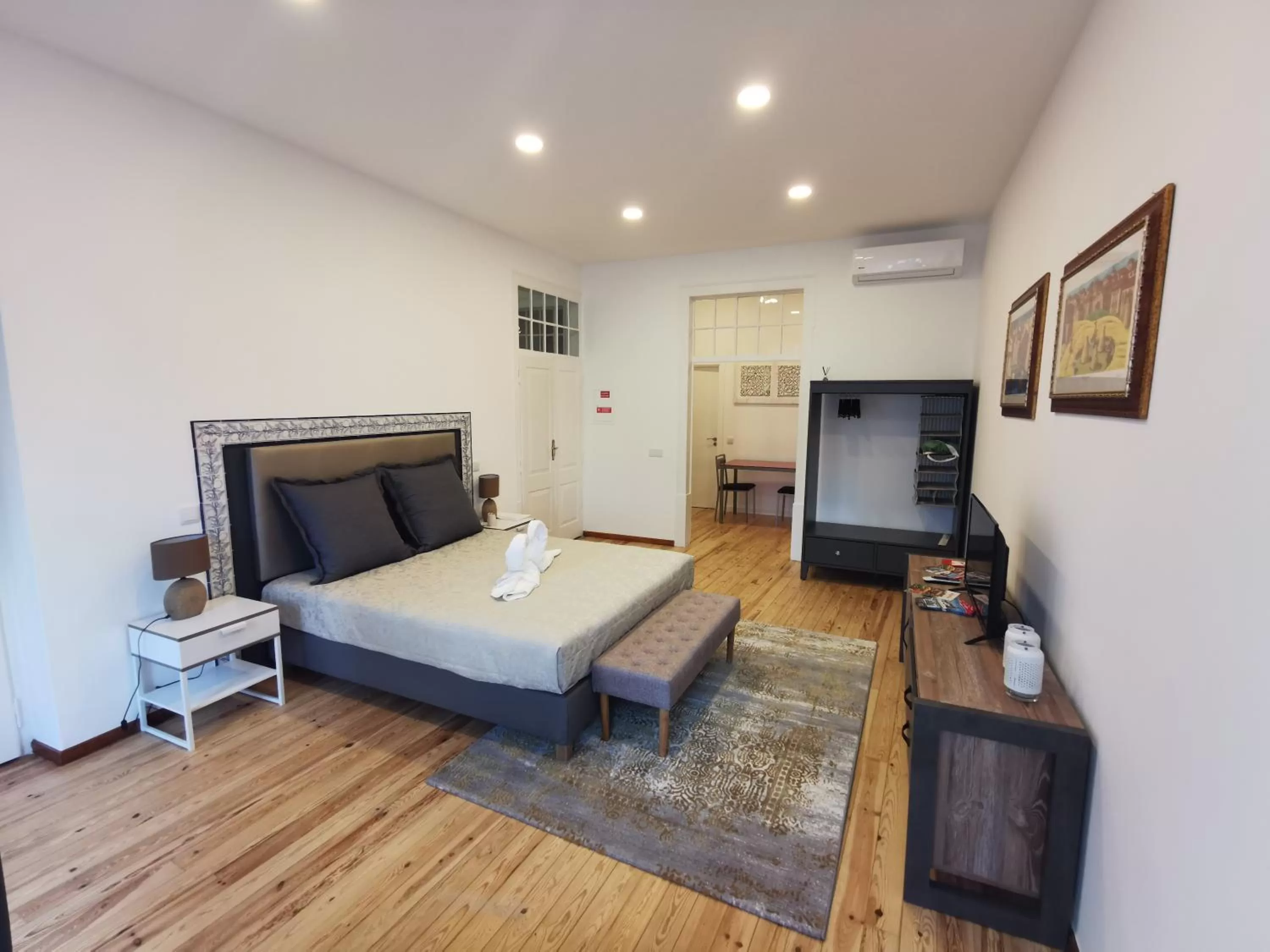 Bed in Casa Saudade luxury rooms