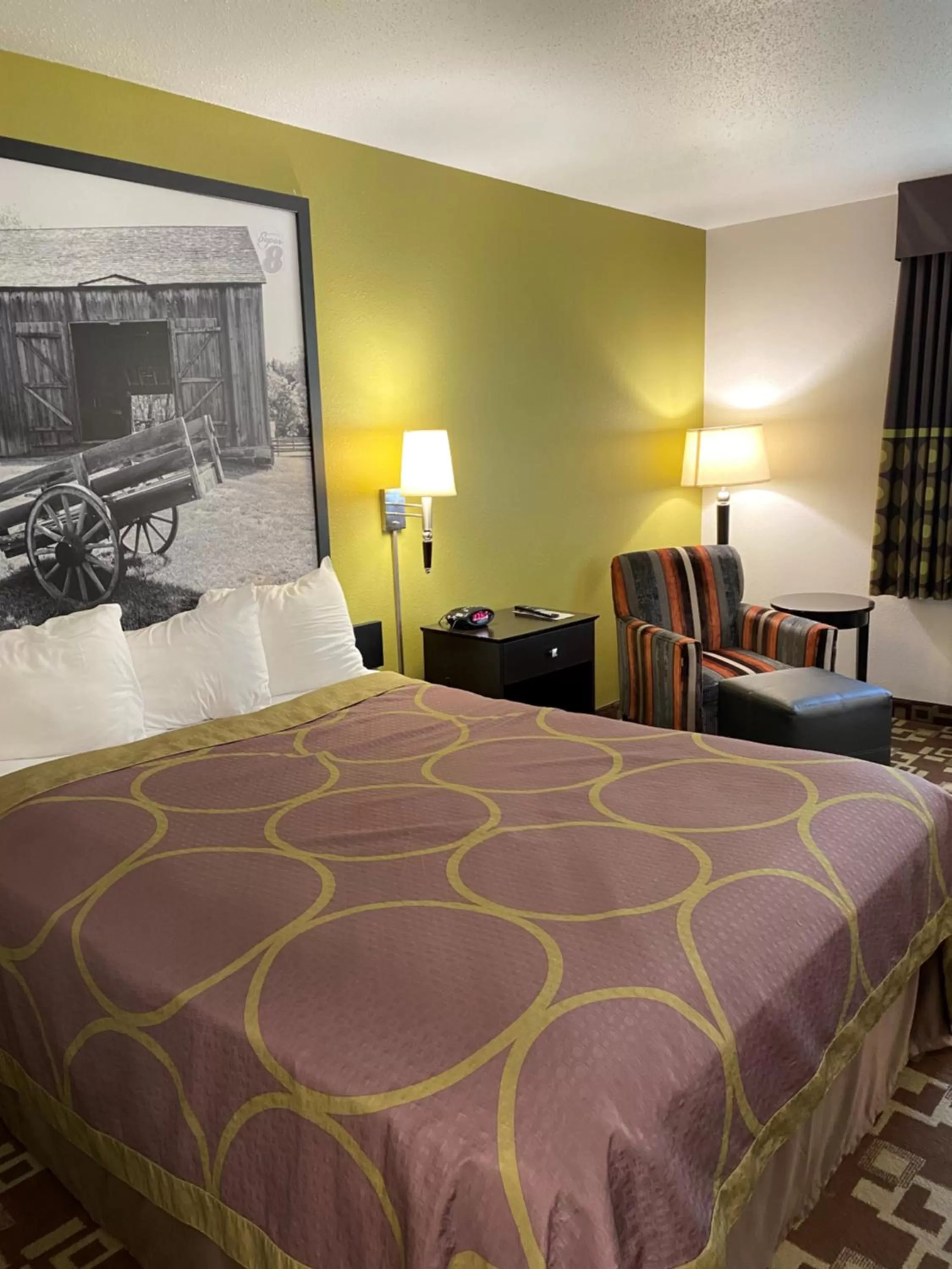 Bed in Super 8 by Wyndham Independence IA