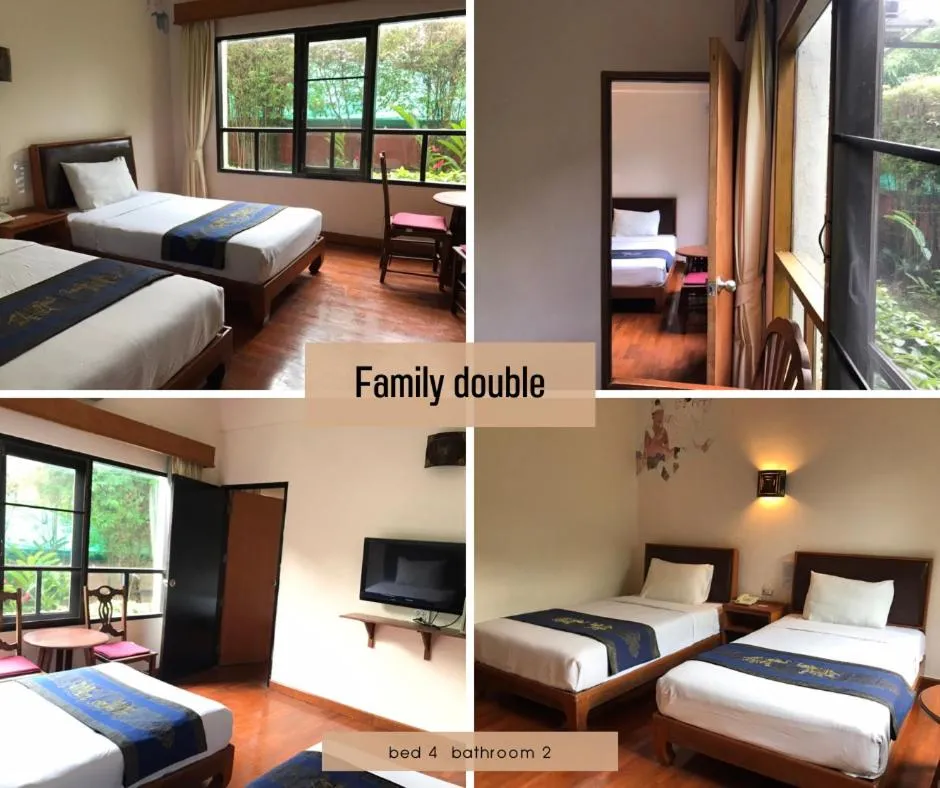 Bedroom, Bed in Karinthip Village