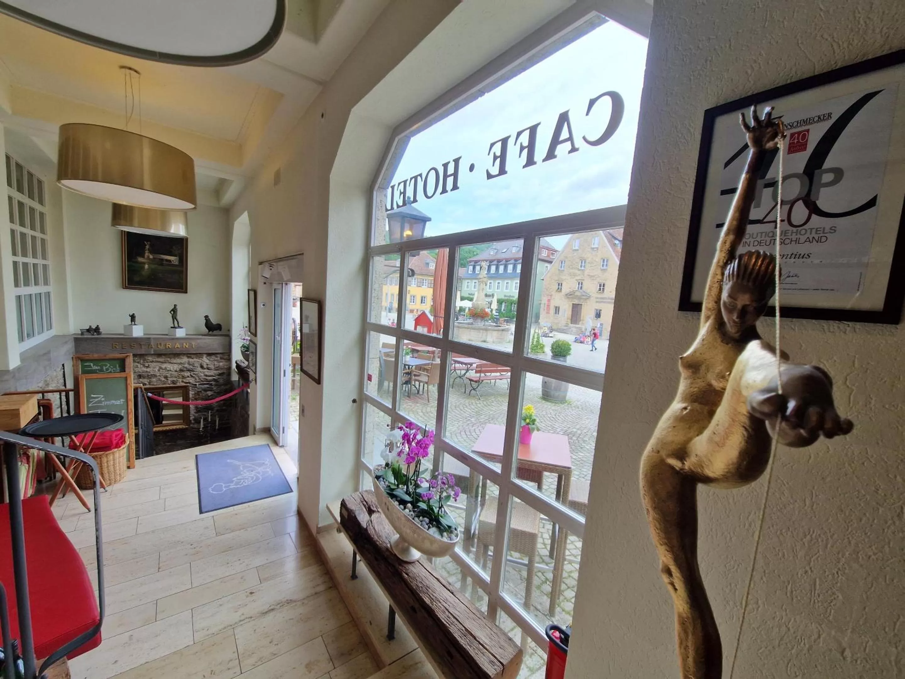 Lobby or reception in Laurentius Boutique-Hotel & Restaurant