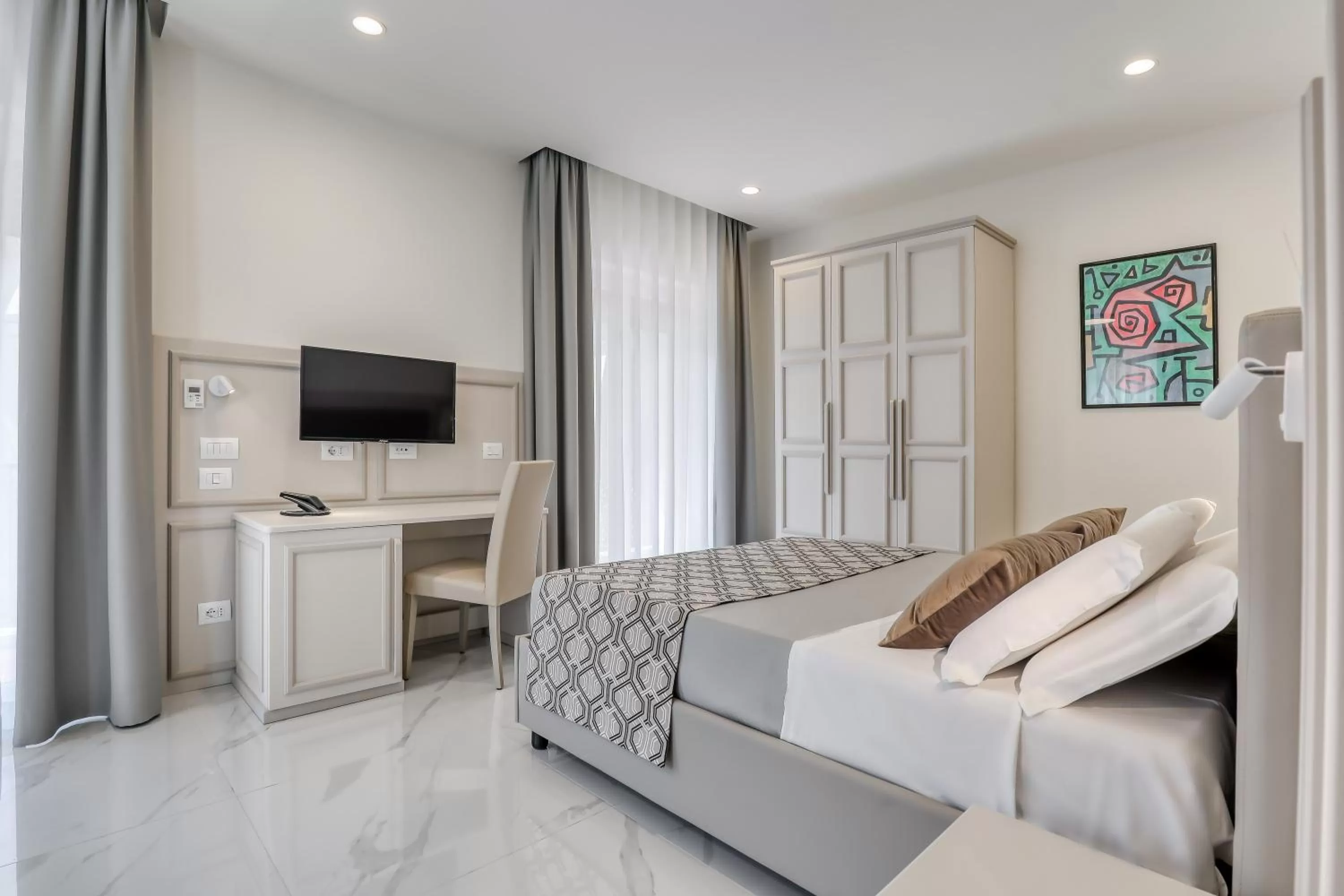 Bed in Vomero High Hotel