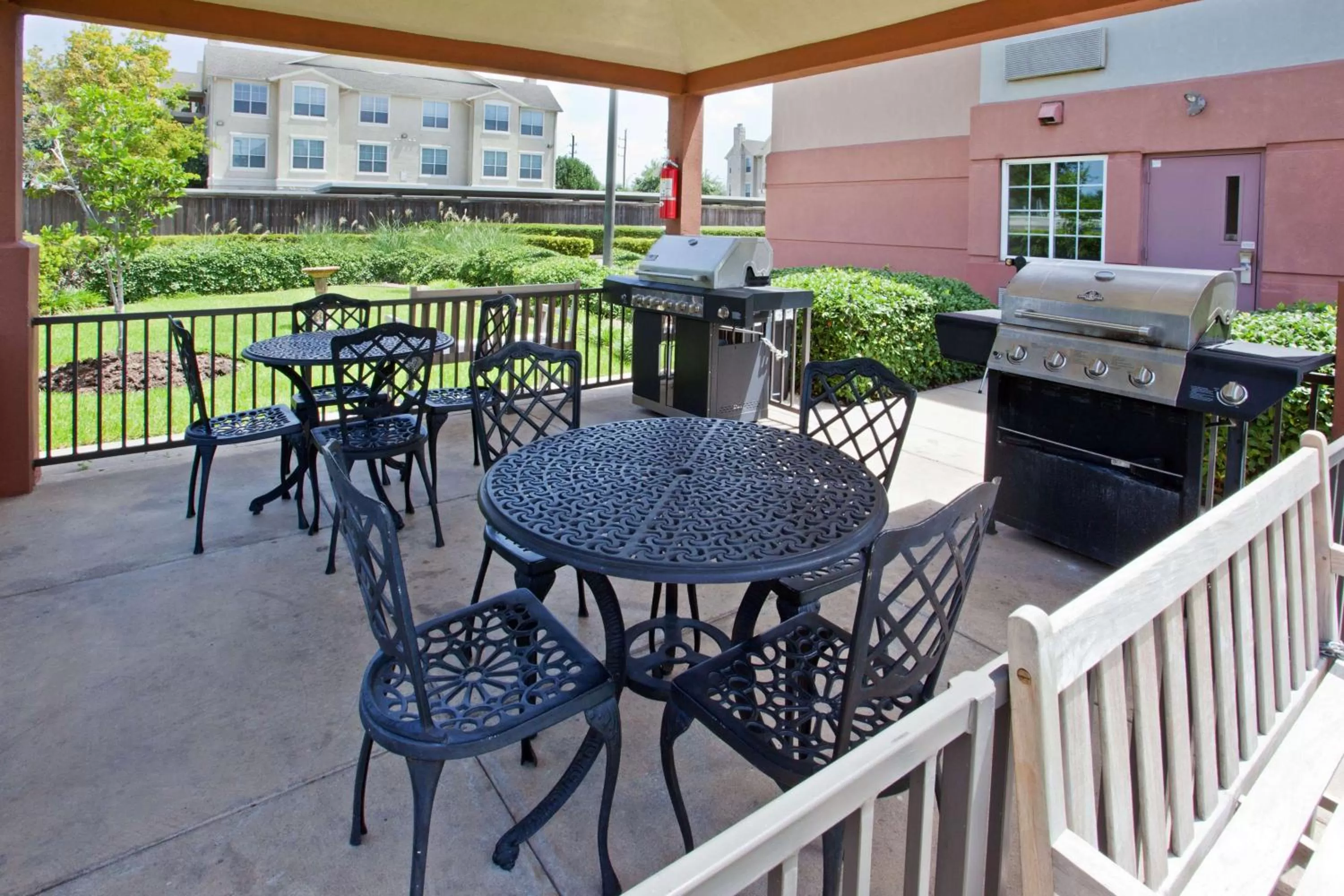 Patio, Balcony/Terrace in Sonesta Simply Suites Houston W Beltway