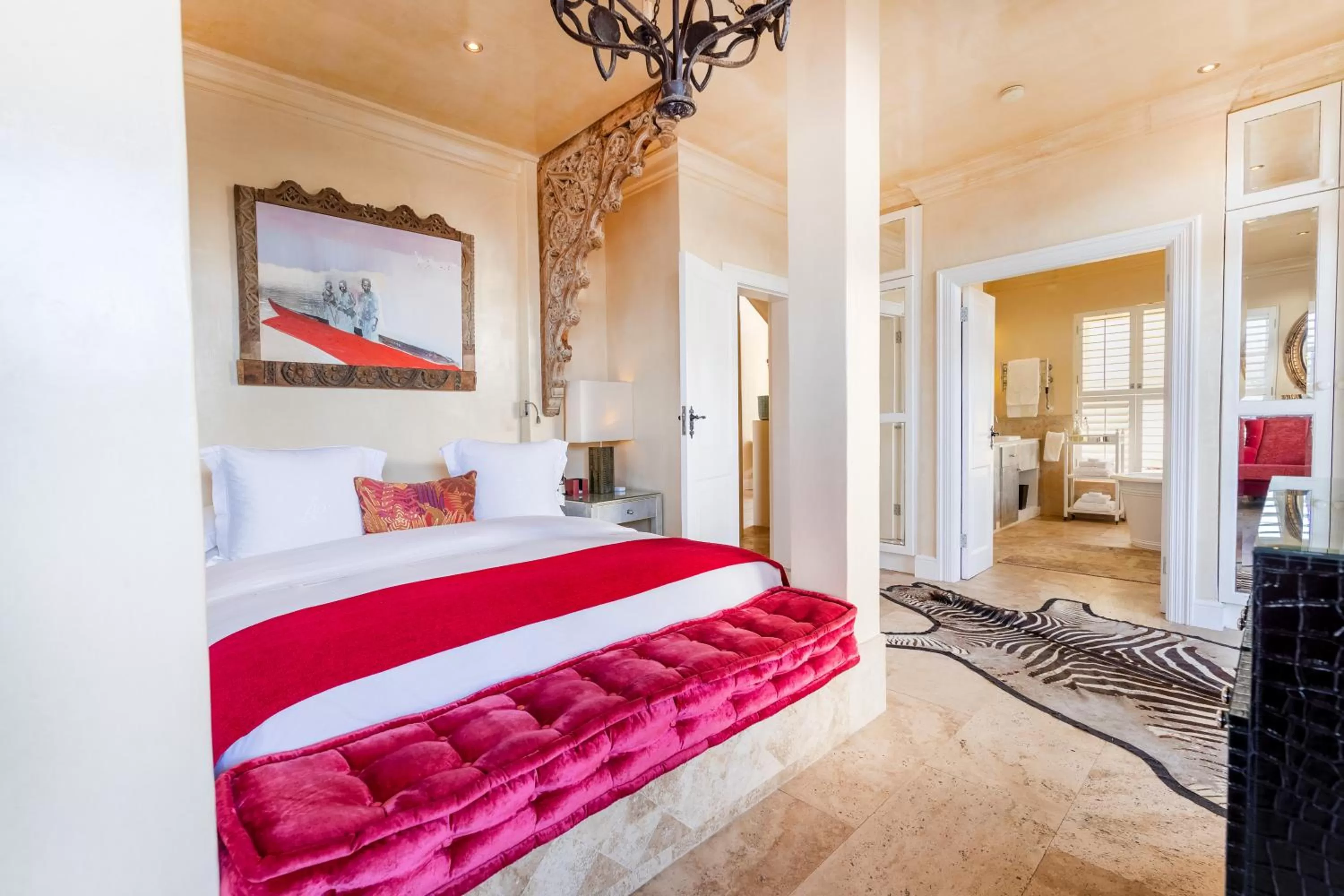 Bedroom, Bed in Birkenhead House