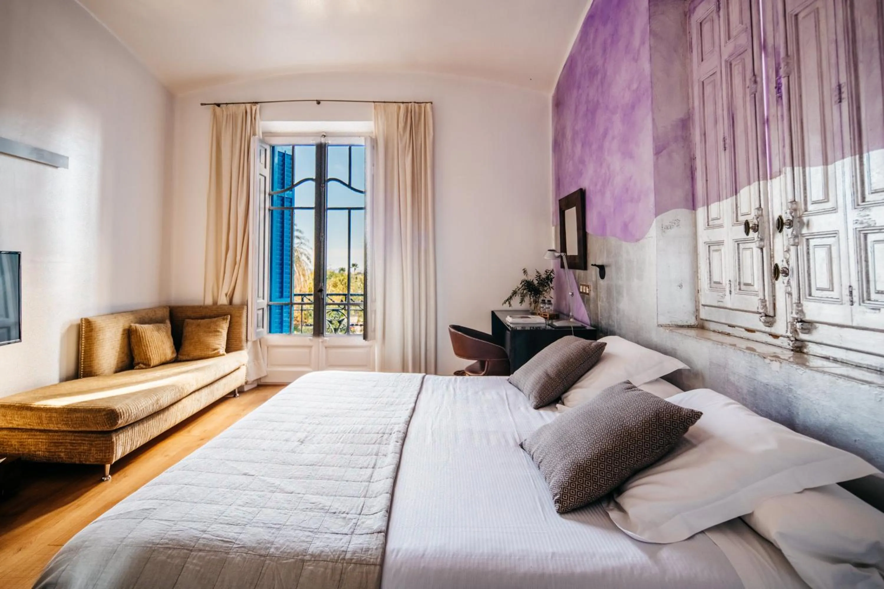 Bed in Hotel Boutique Mas Passamaner