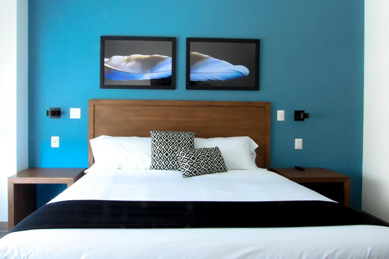 Bed in Hotel Kumiai Inn