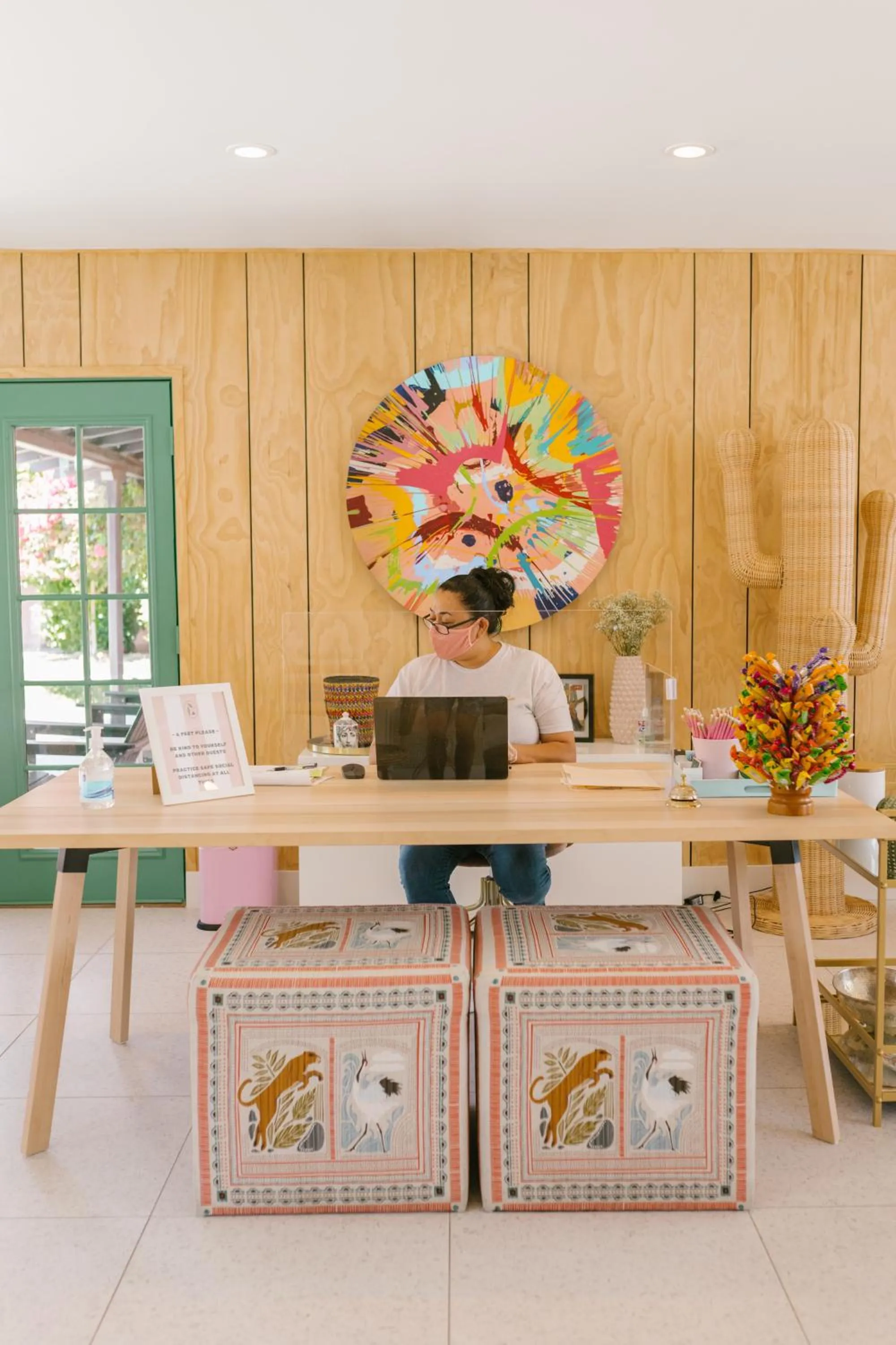 Lobby or reception in Les Cactus