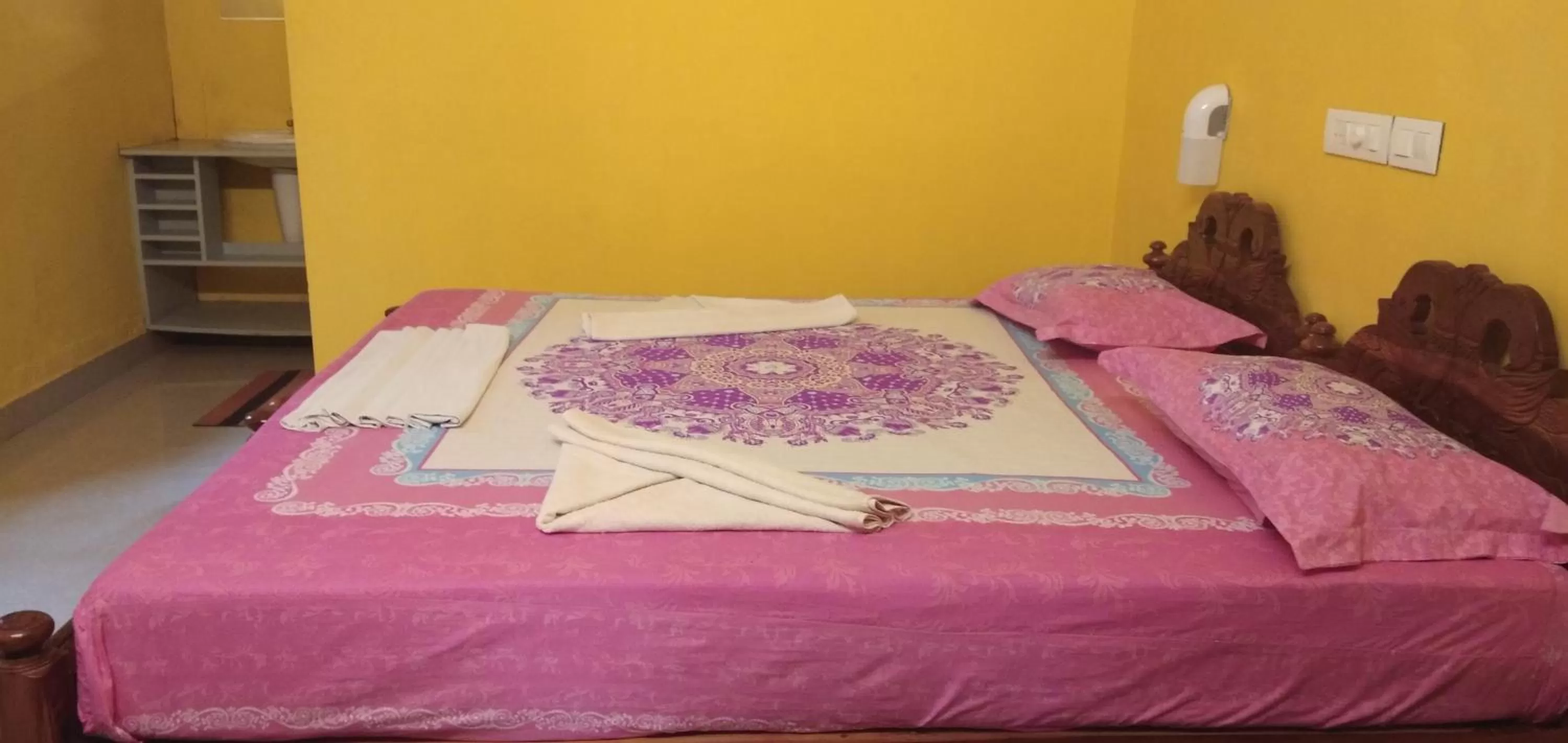 Bed in Wilson Ayurvedic Beach Resorts