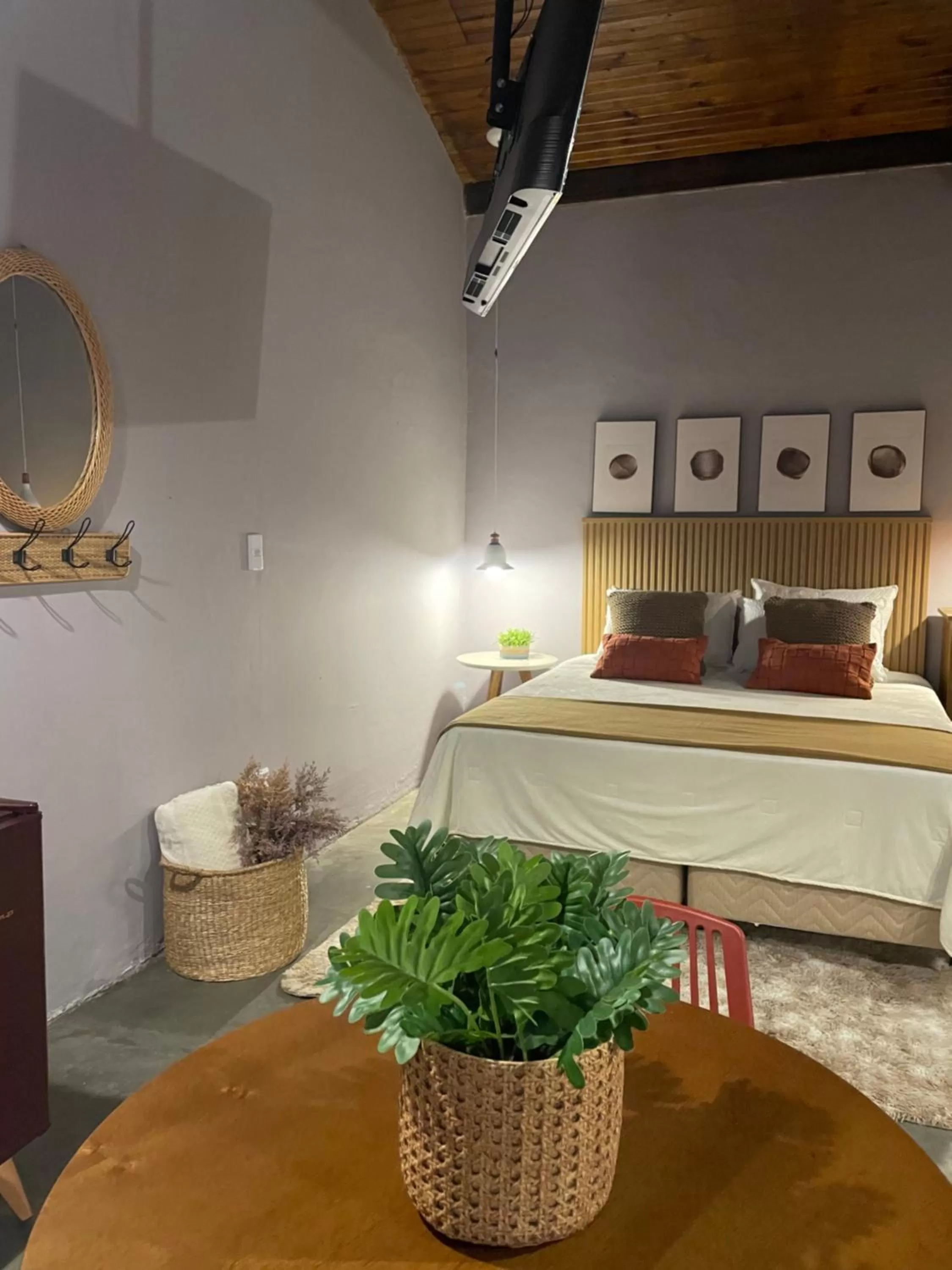 Bed in Pousada Santa Thereza