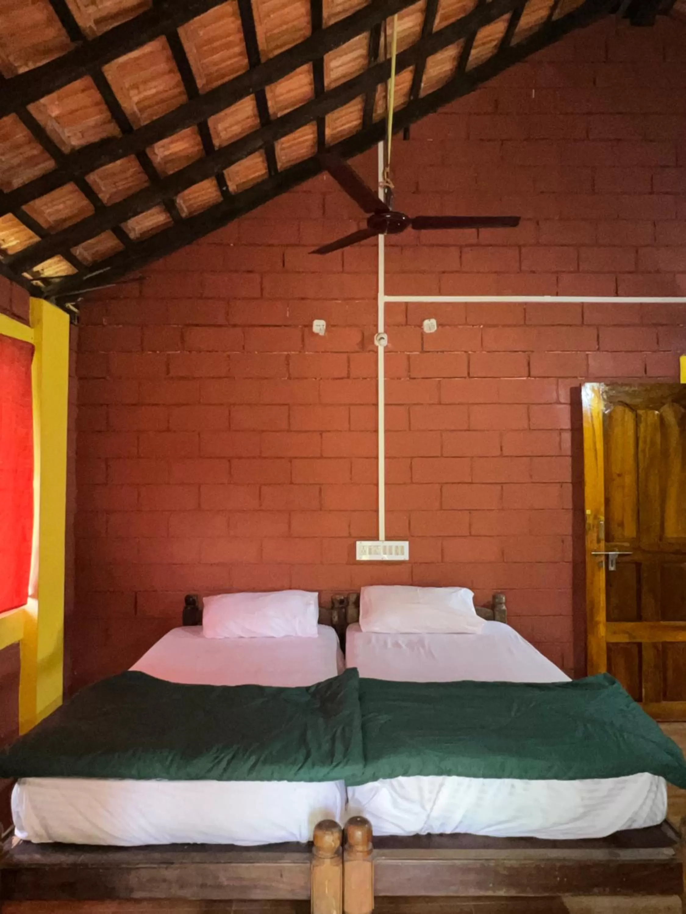 Bed in MID BEACH STAY Gokarna