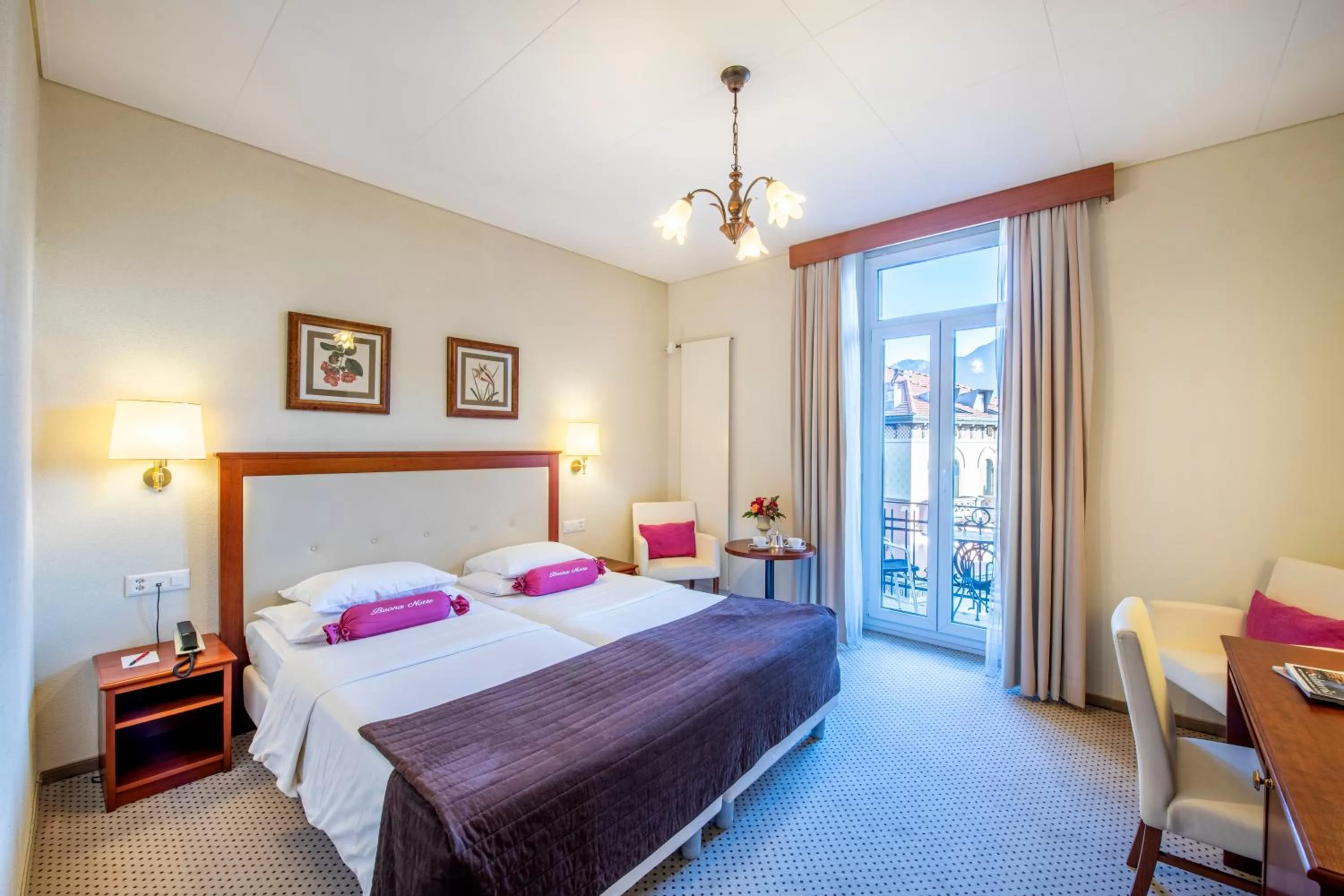 Bed in Hotel Federale