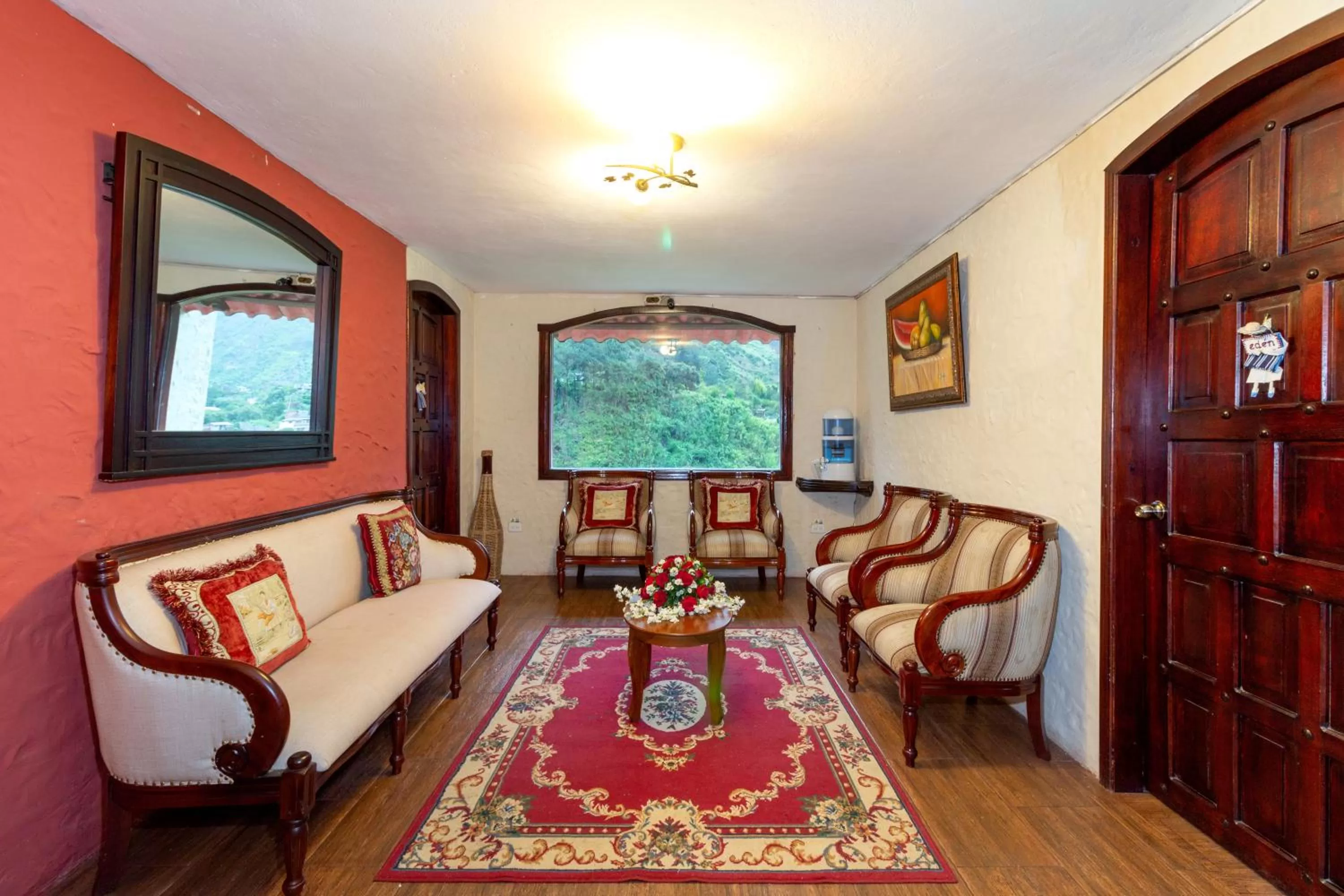 Living room, Bed in Aldea Real Eco Friendly