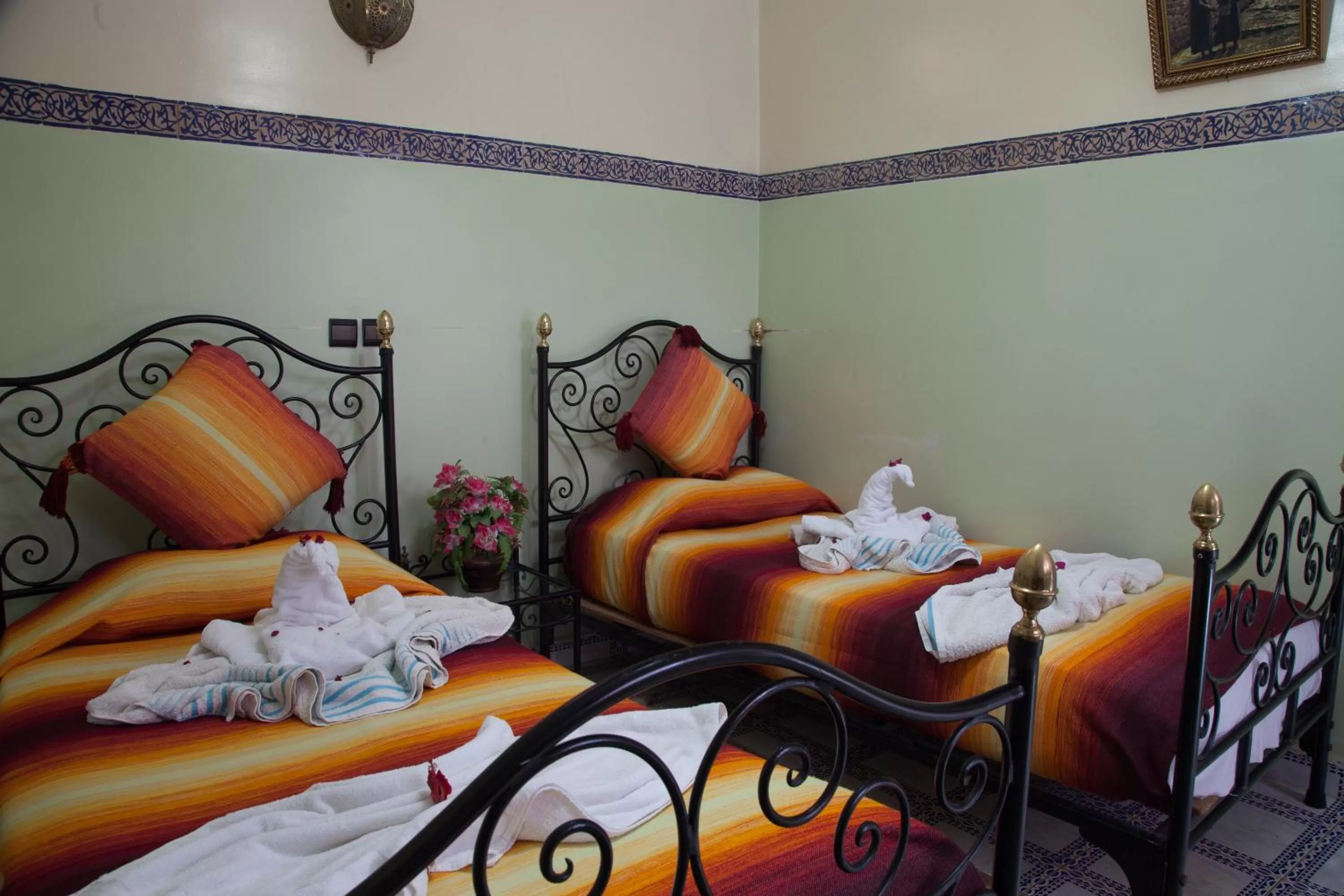 Bed in Riad Saad