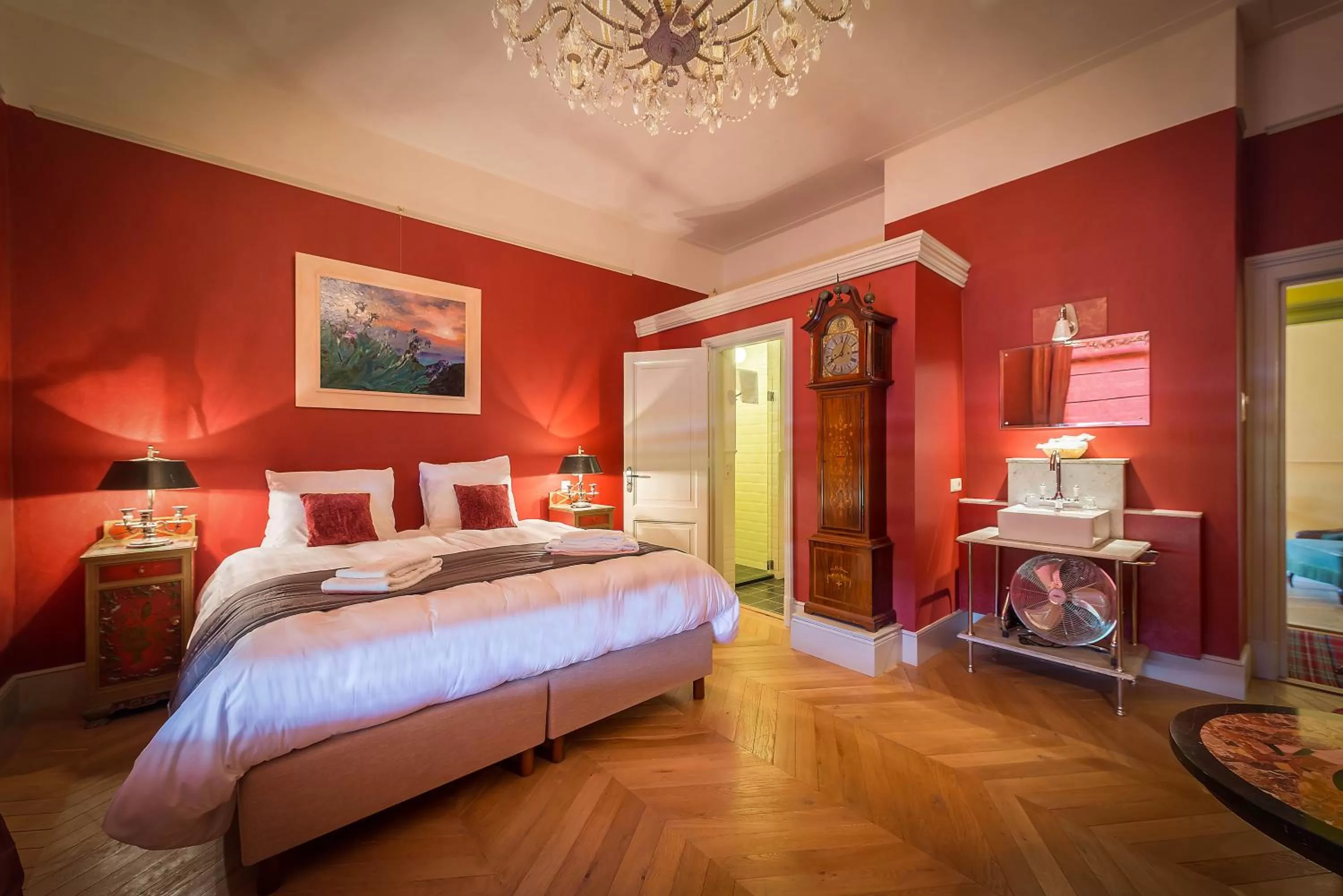 Decorative detail, Bed in Logement aan de Vecht