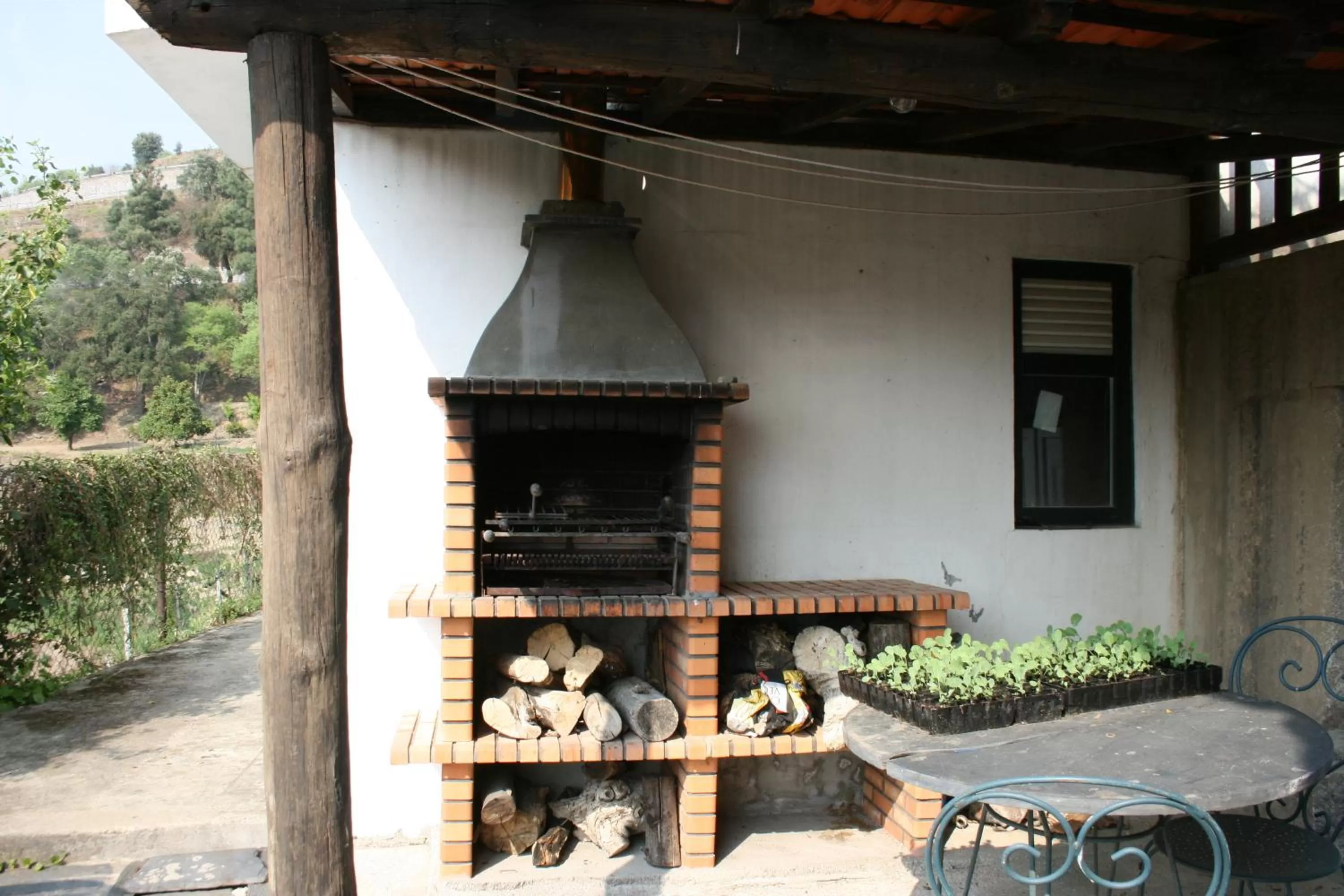 Balcony/Terrace, BBQ Facilities in Quinta da Ermida - Turismo de Habitacao