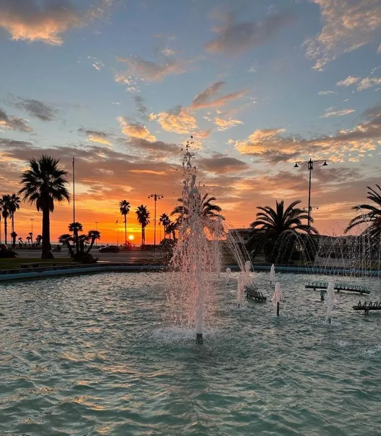 Sunset in Hotel Pardini