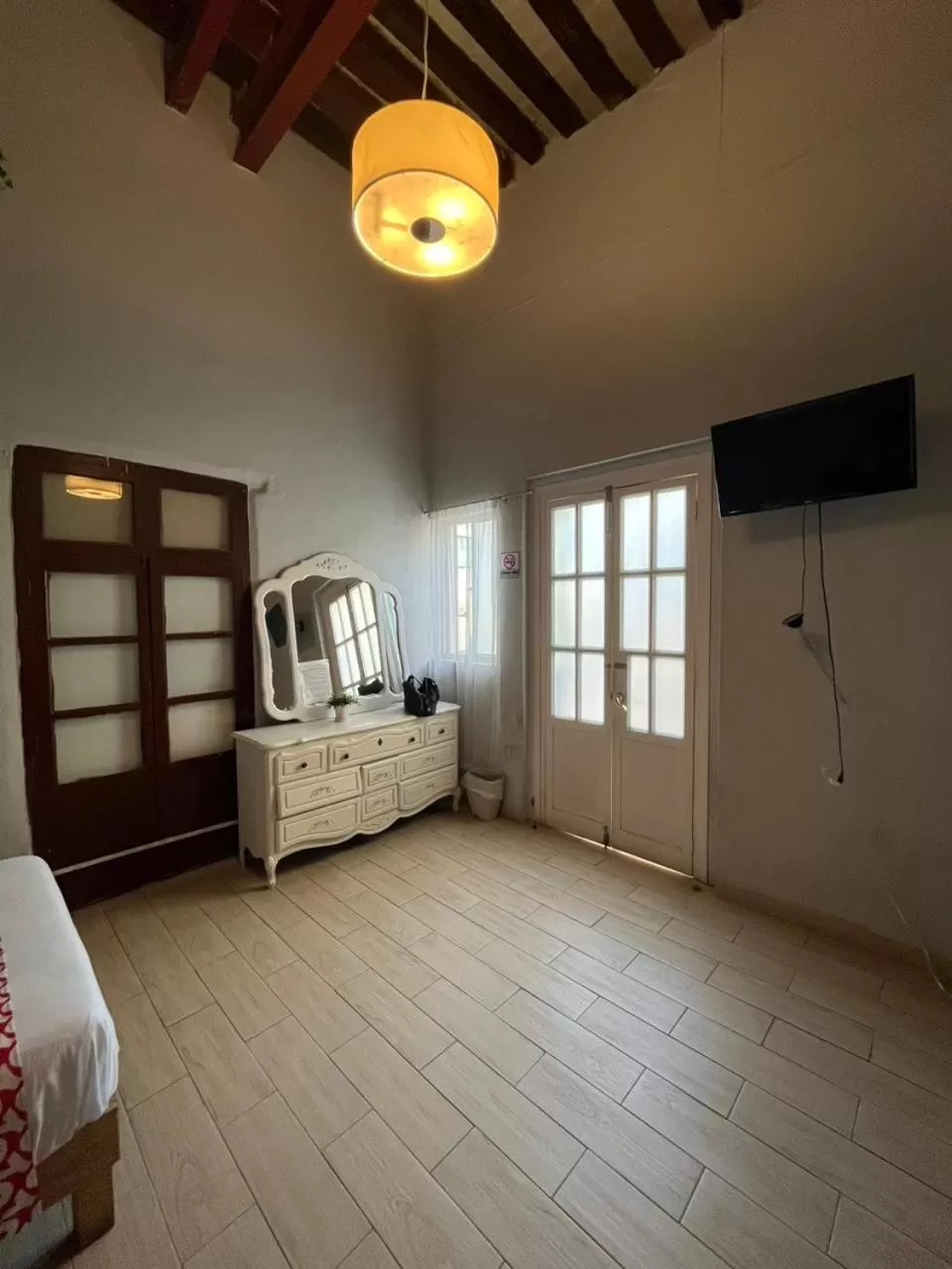 Bed in Hotel Querétaro Antiguo