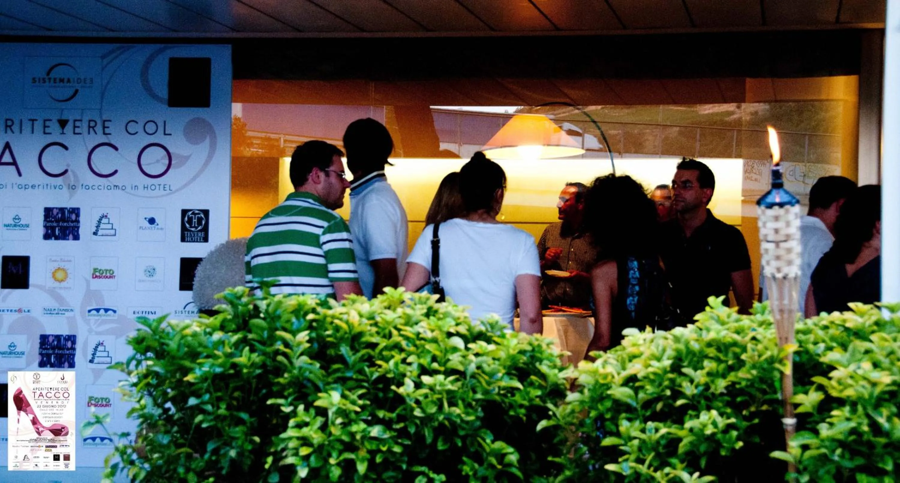 group of guests in Hotel Tevere Perugia