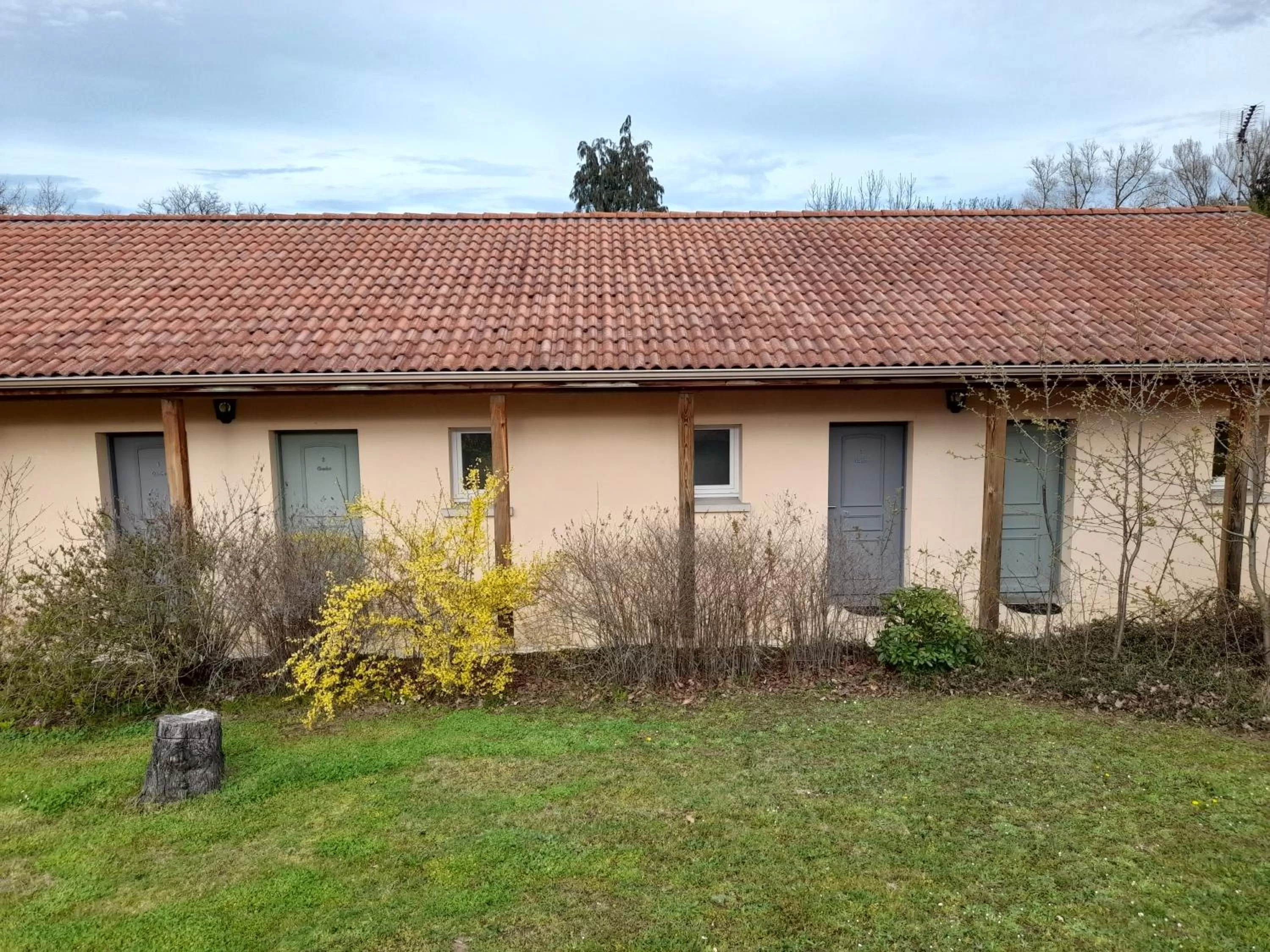 Garden in Hotel de l'Ile d'Amour