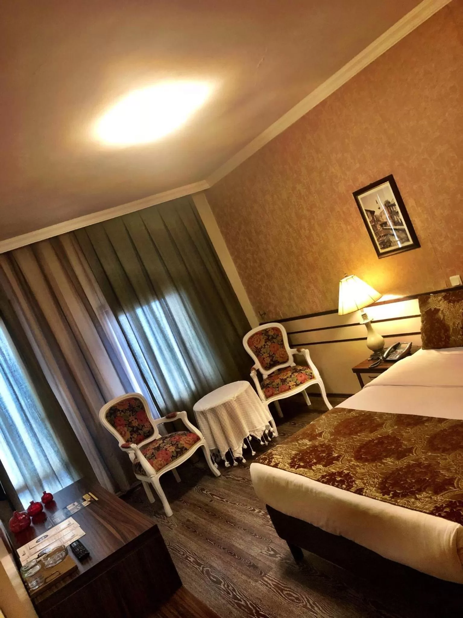 Bed in Family Resort Hotel