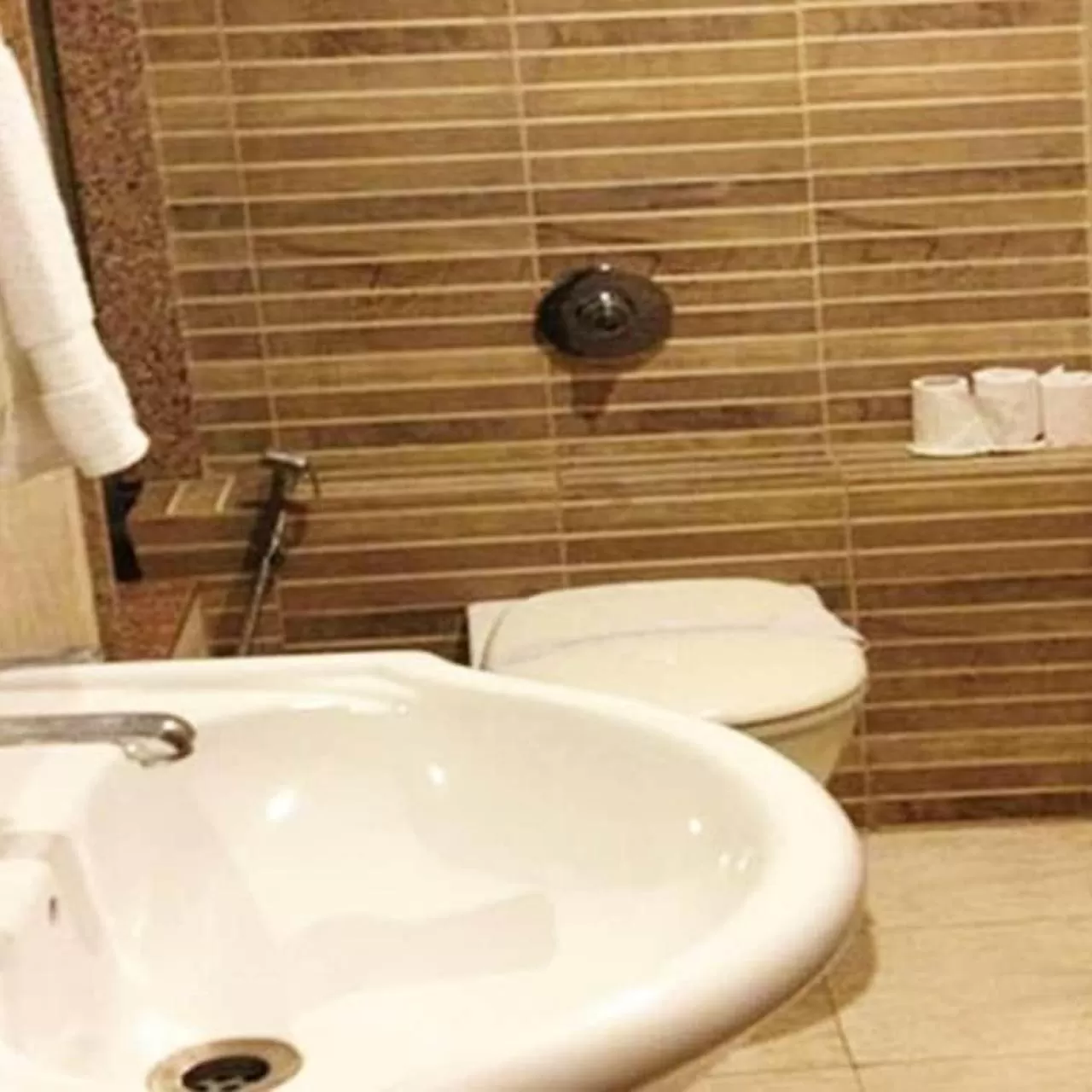 Bathroom in Hotel Banz near Delhi Airport