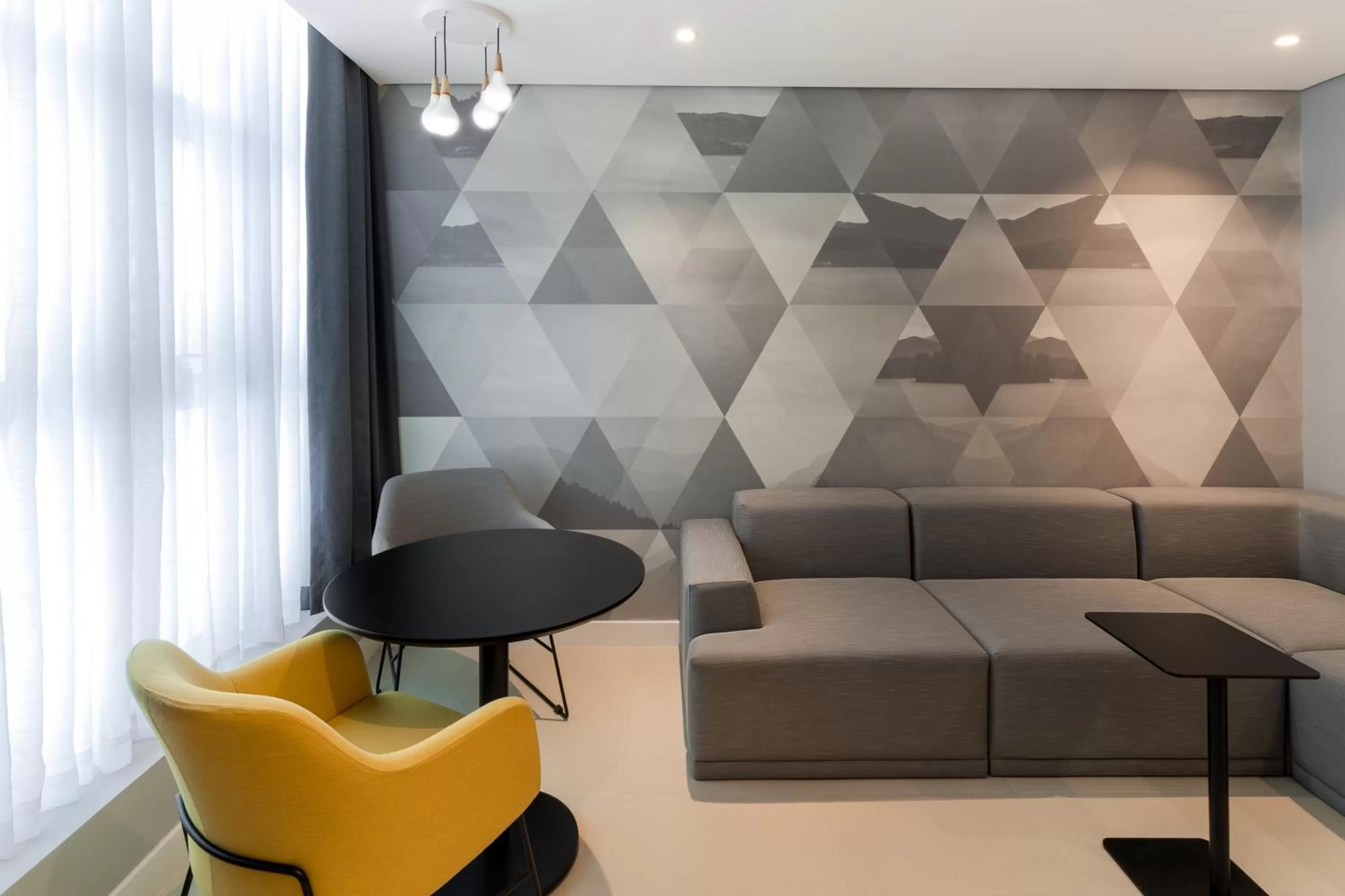 Living room in Studio M Al Barsha Hotel by Millennium