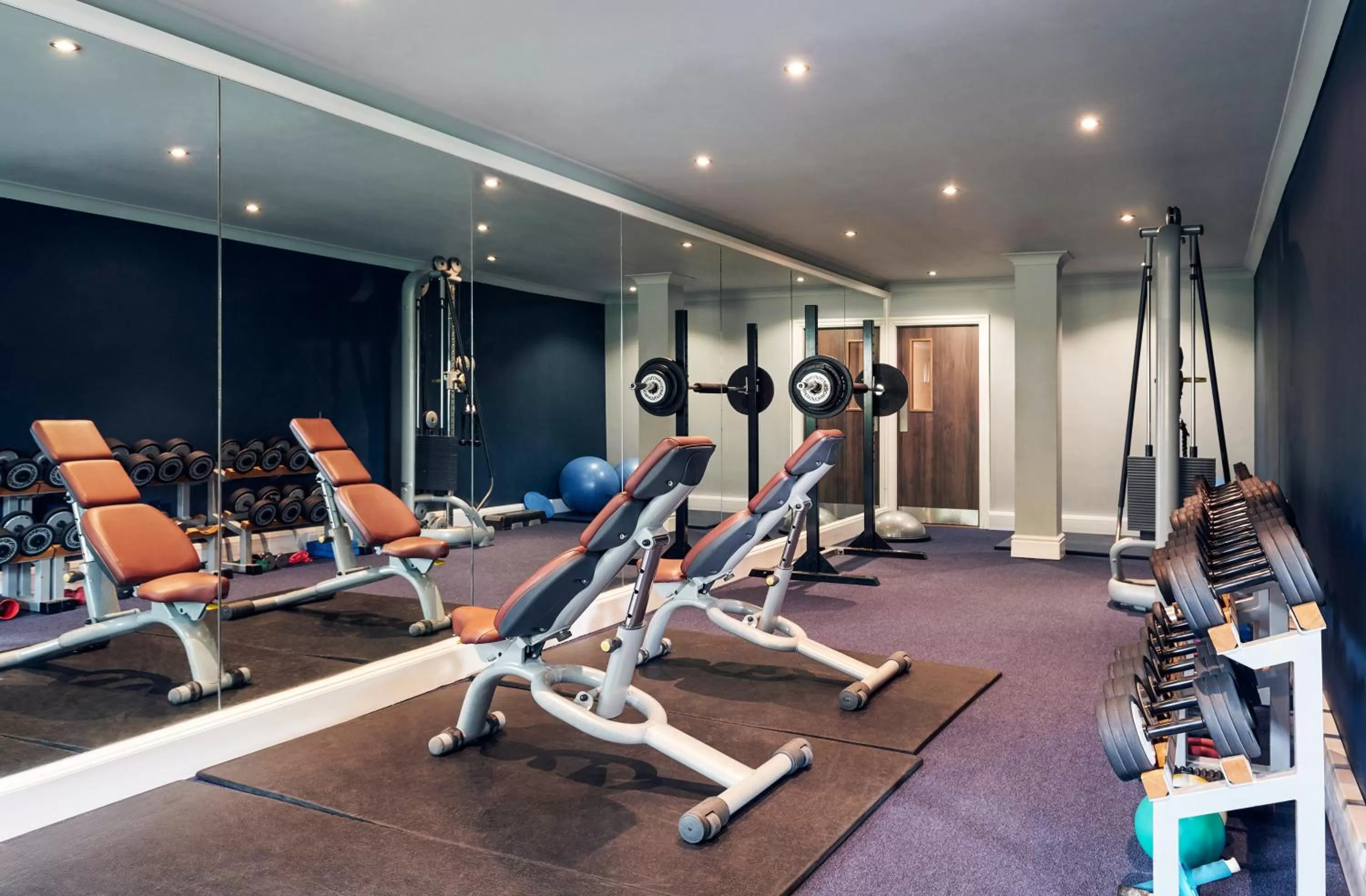 Fitness centre/facilities in Albrighton Hall Hotel and Spa, a member of Radisson Individuals