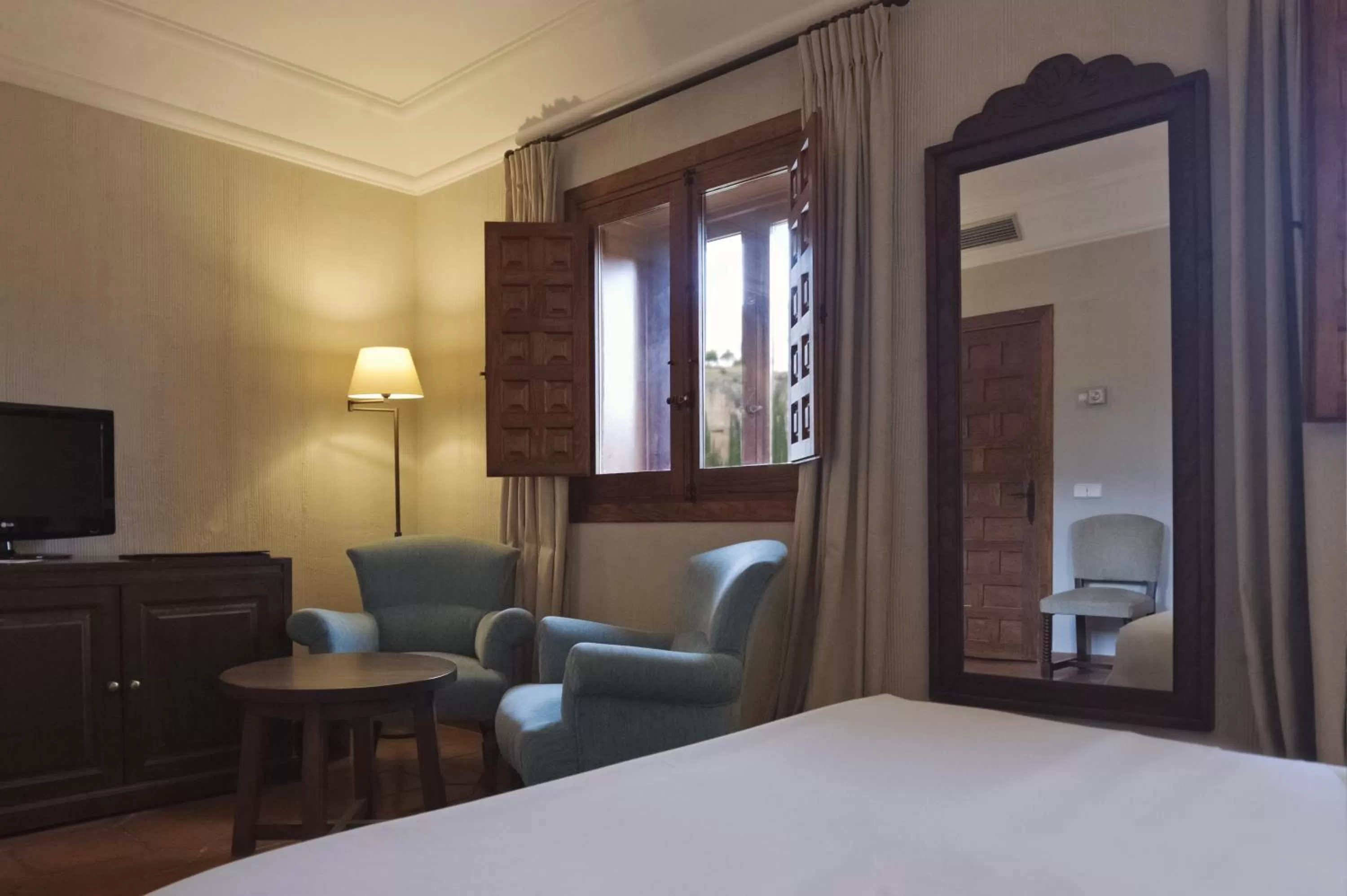 Decorative detail, Bed in Parador de Cuenca