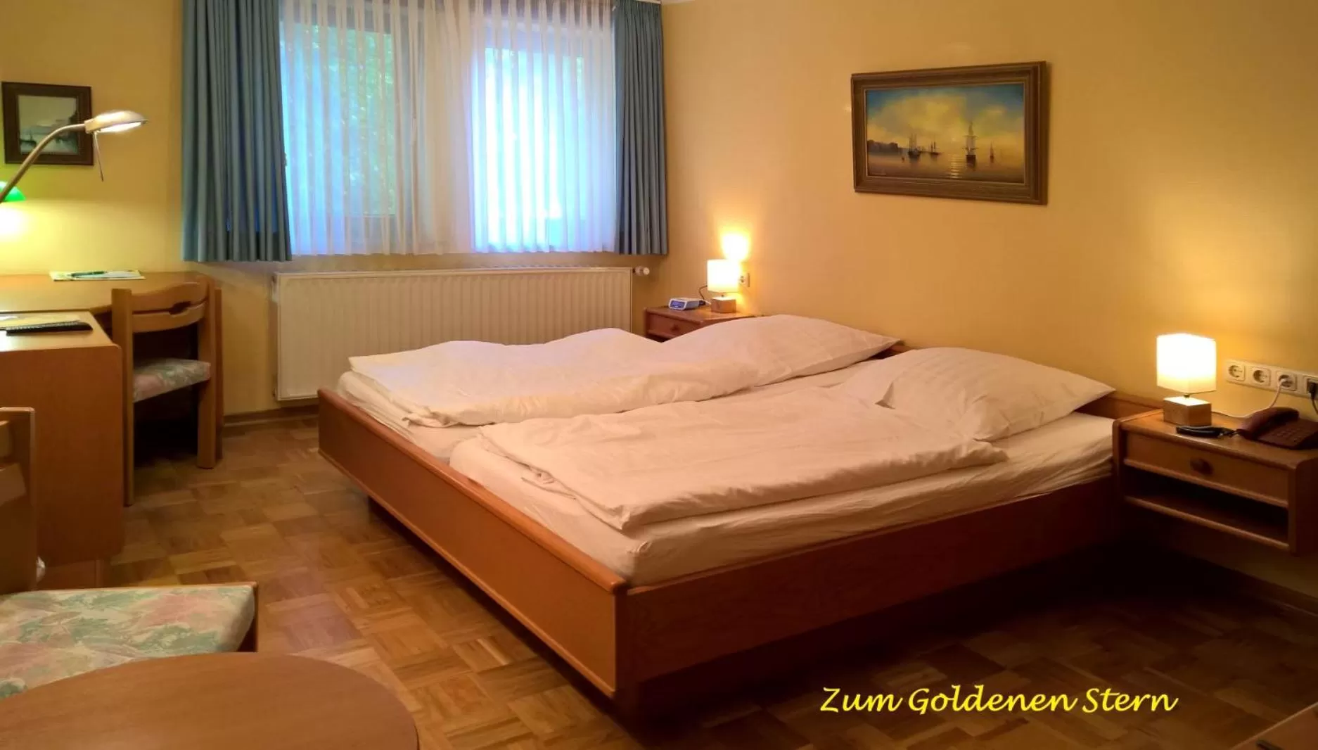 Photo of the whole room, Bed in Hotel-Restaurant Zum Goldenen Stern