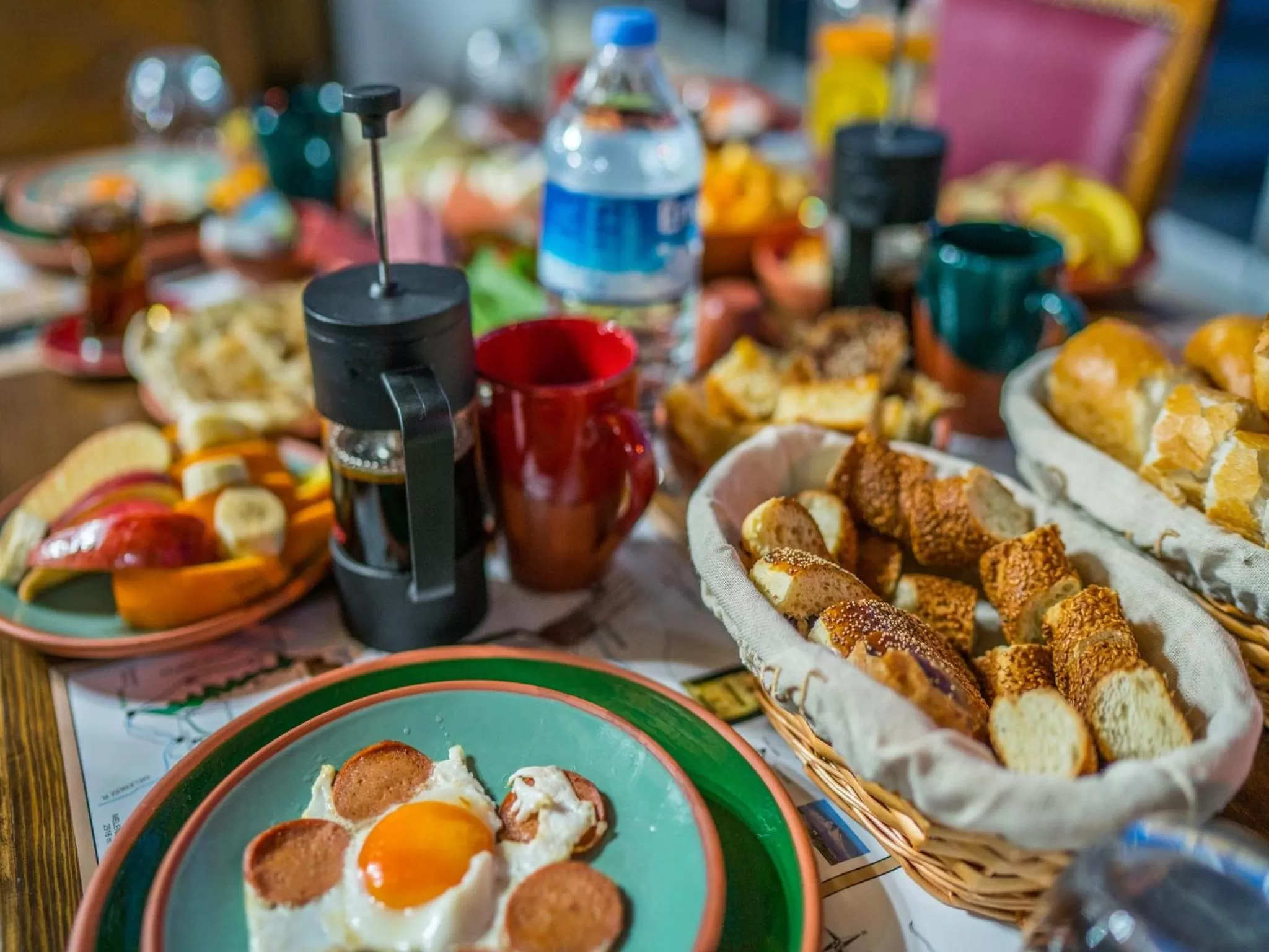 Continental breakfast in Lucky Cave Hotel Cappadocia