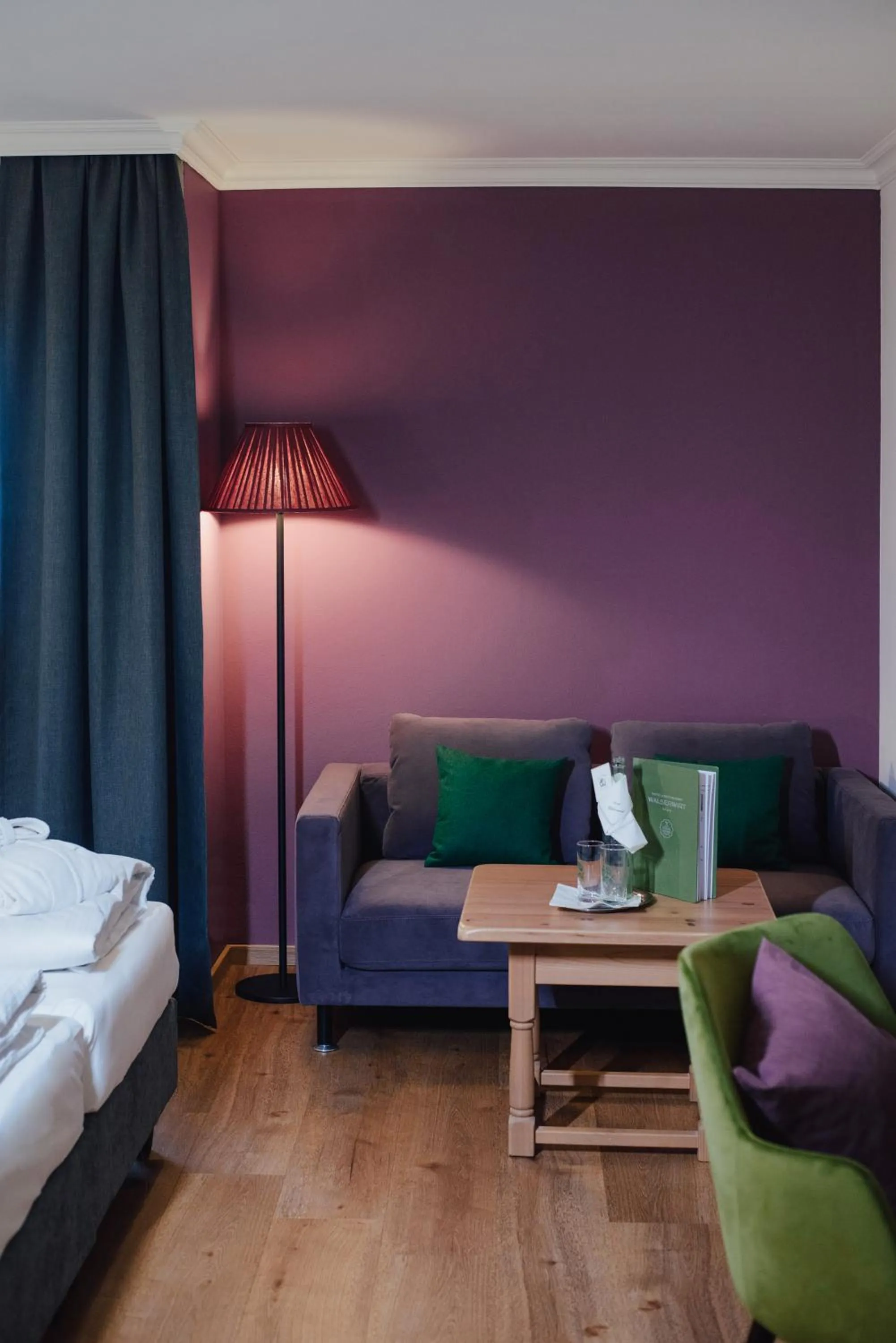 Bed in Hotel Walserwirt