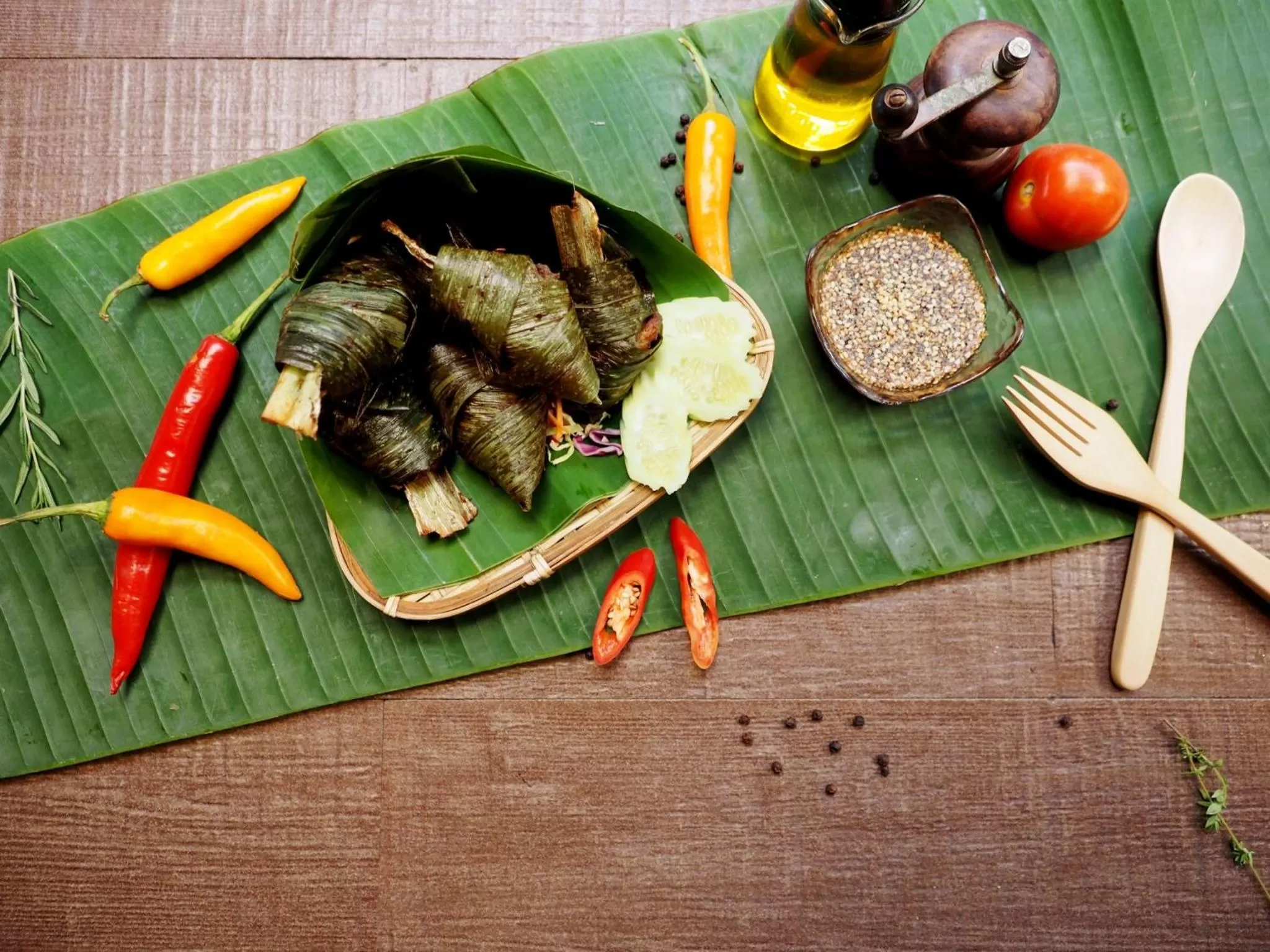 Food in Birds and Bees Resort