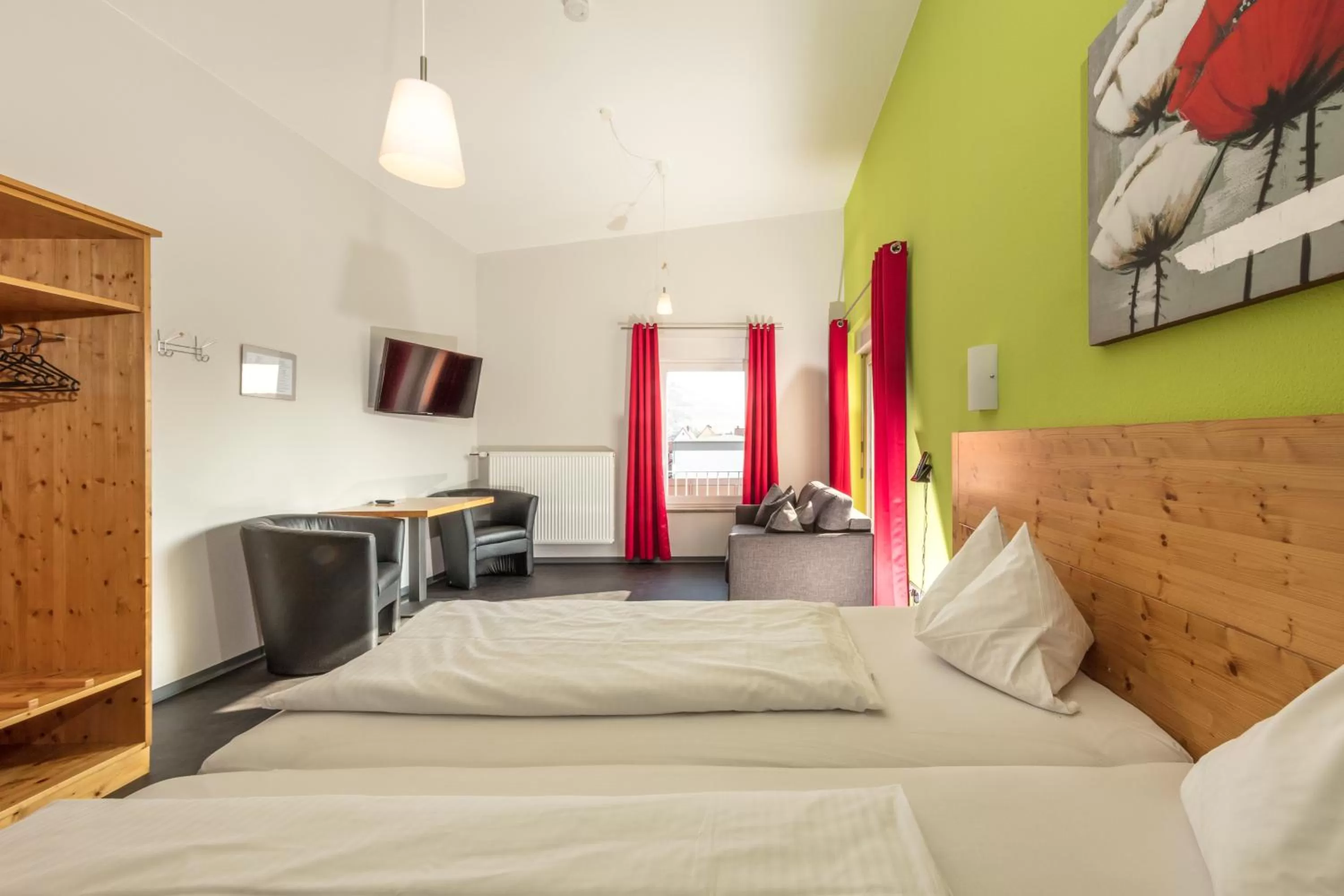 Bed in Hotel Demling