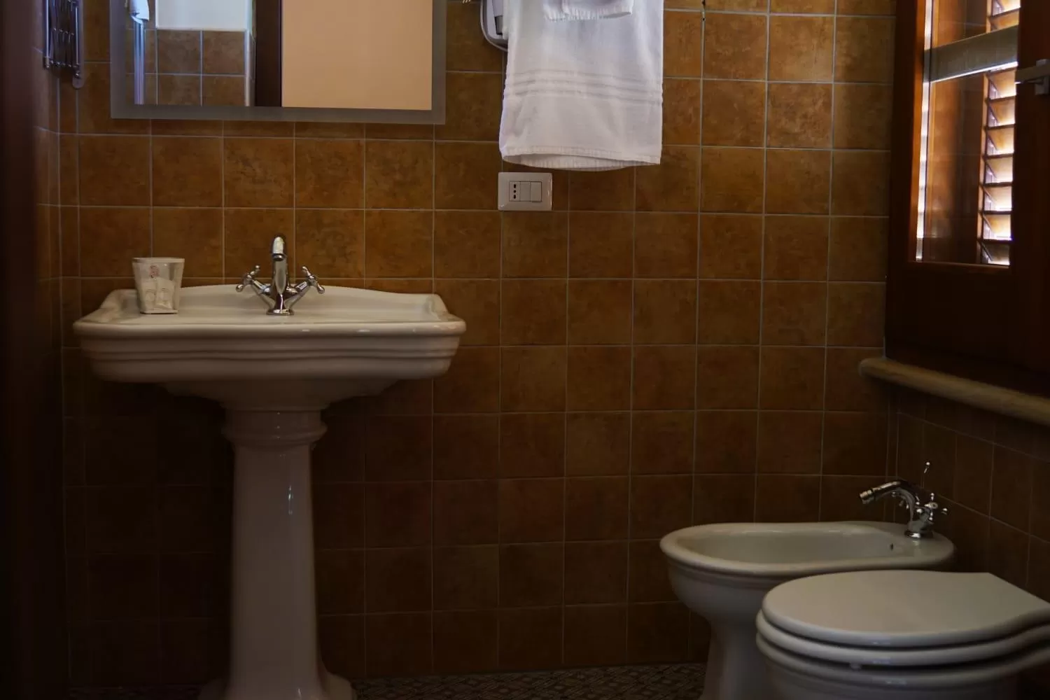 Bathroom in La Stazione