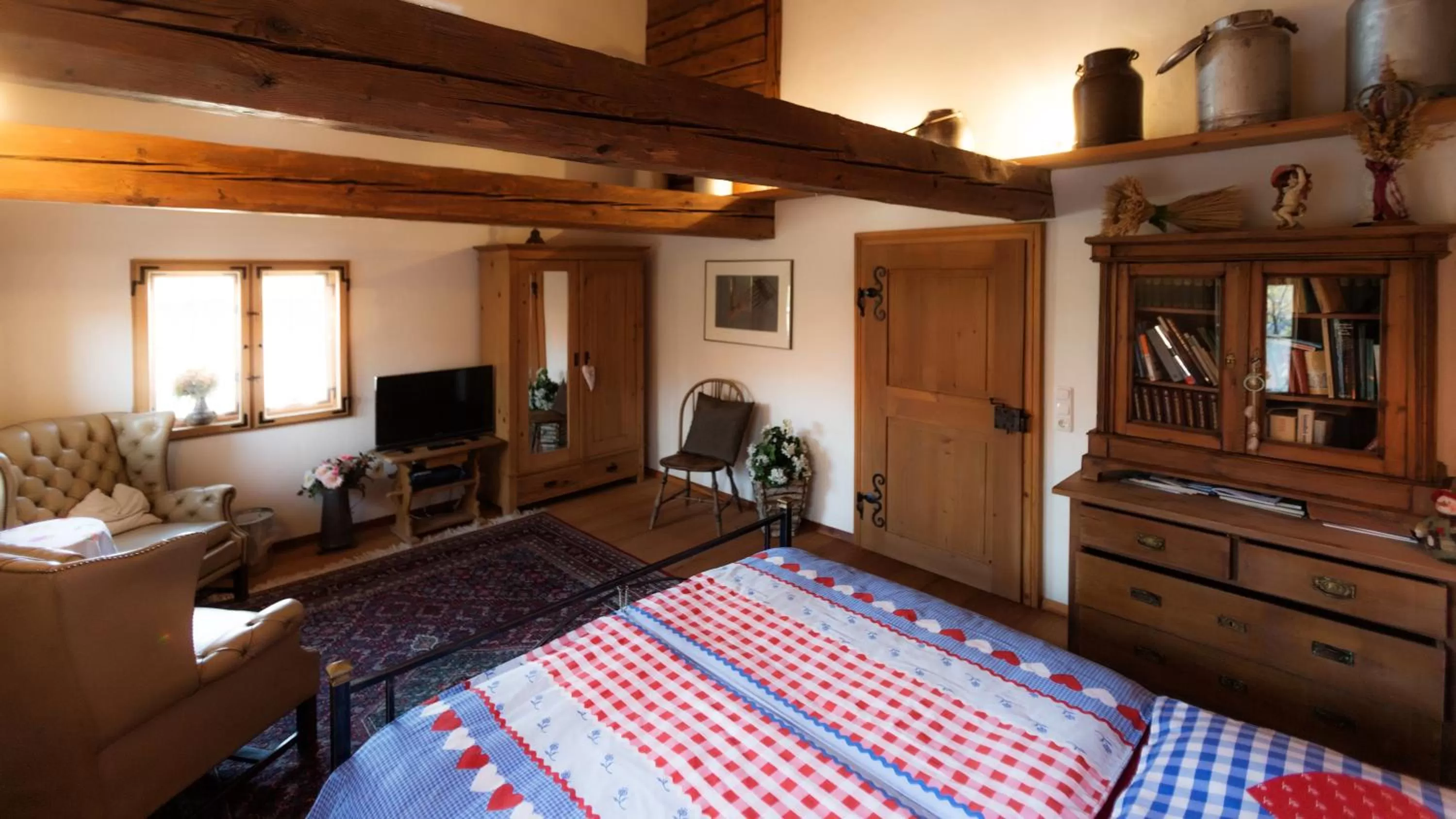 Photo of the whole room, Bed in Biohof Hausberg