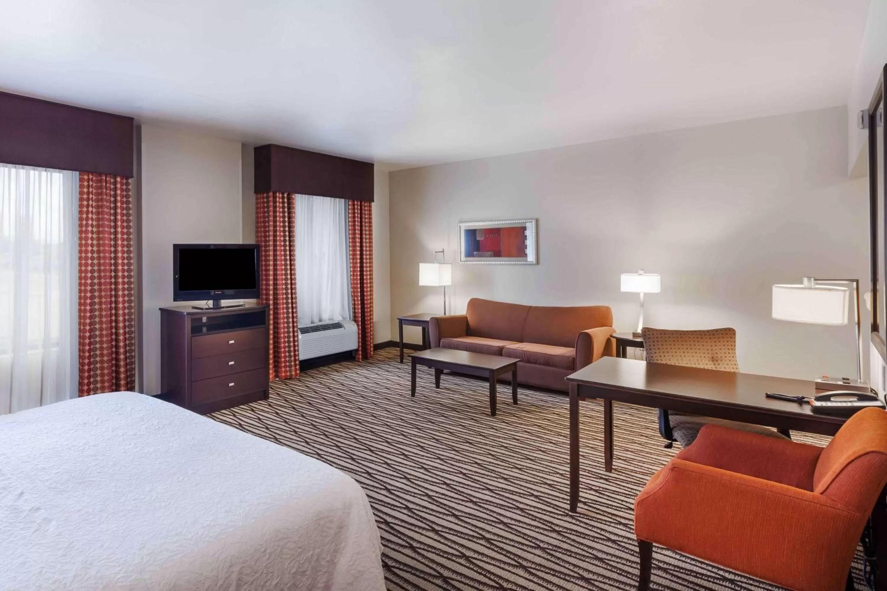 Bedroom, Bed in Hampton Inn & Suites Morgan City