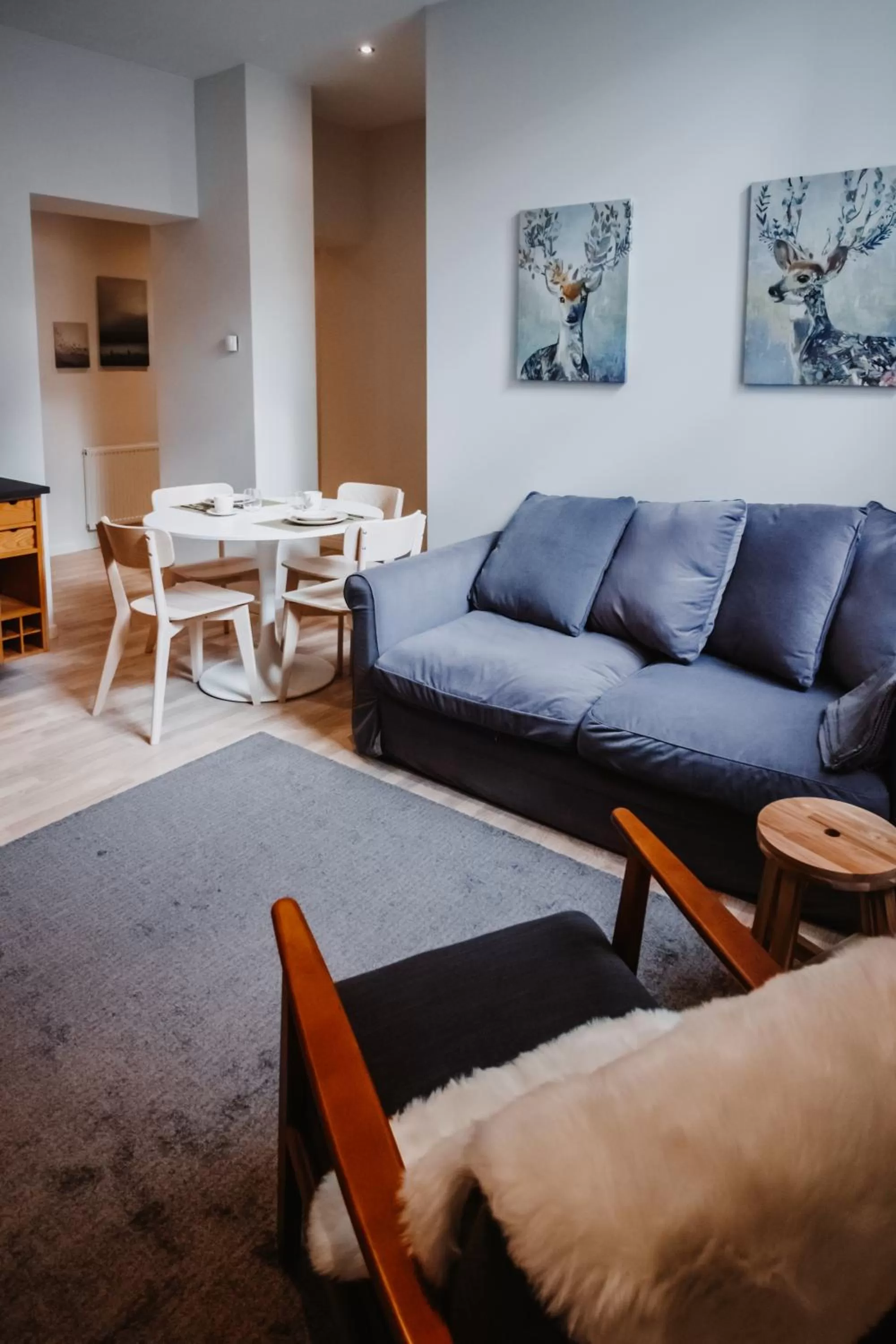 Living room in Central and Cozy in Brussels