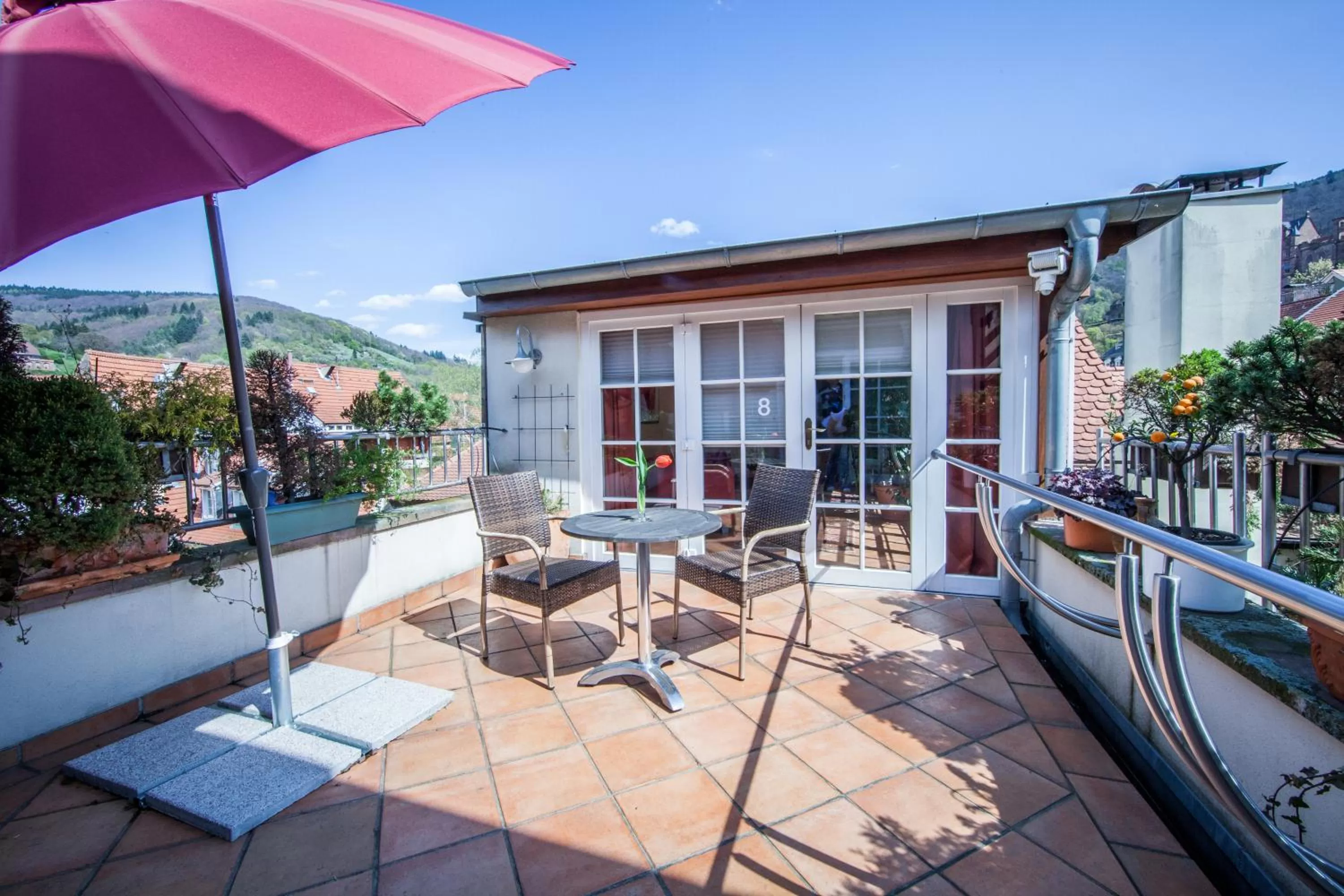 Balcony/Terrace in Hotel-Restaurant Hackteufel
