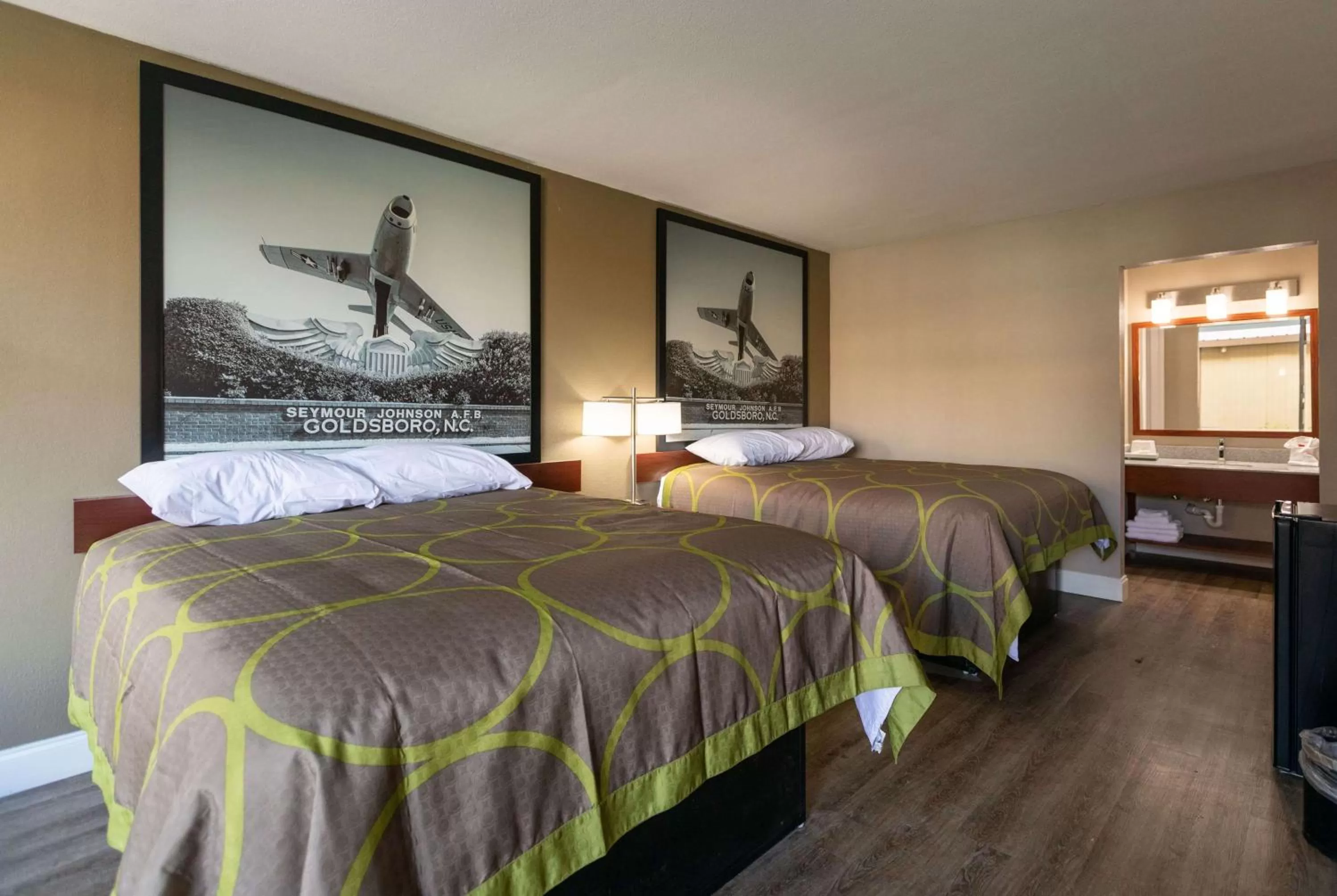 Photo of the whole room, Bed in Super 8 by Wyndham Goldsboro