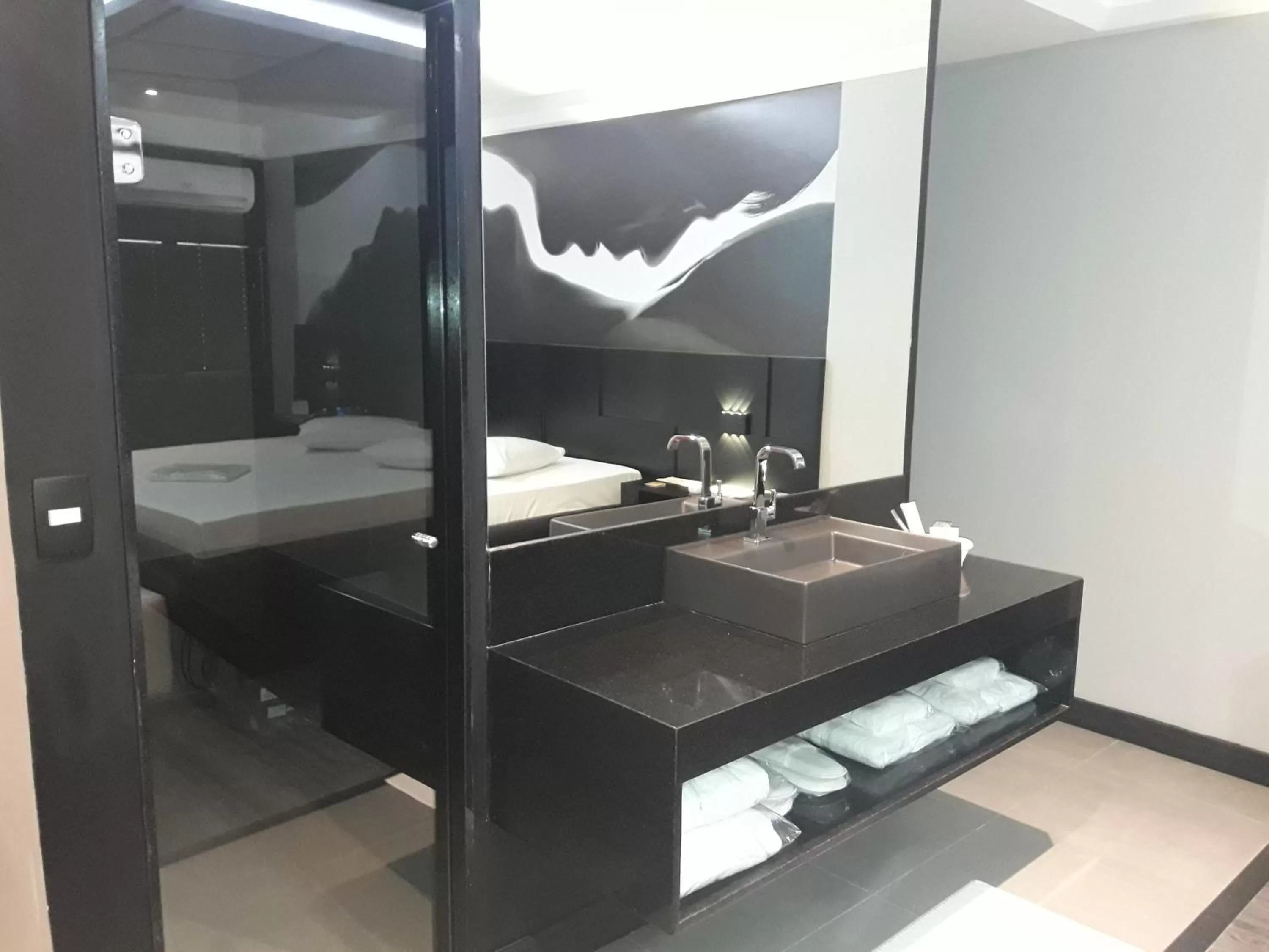 Bed in BAMBINA HOTEL -Adultos Somente