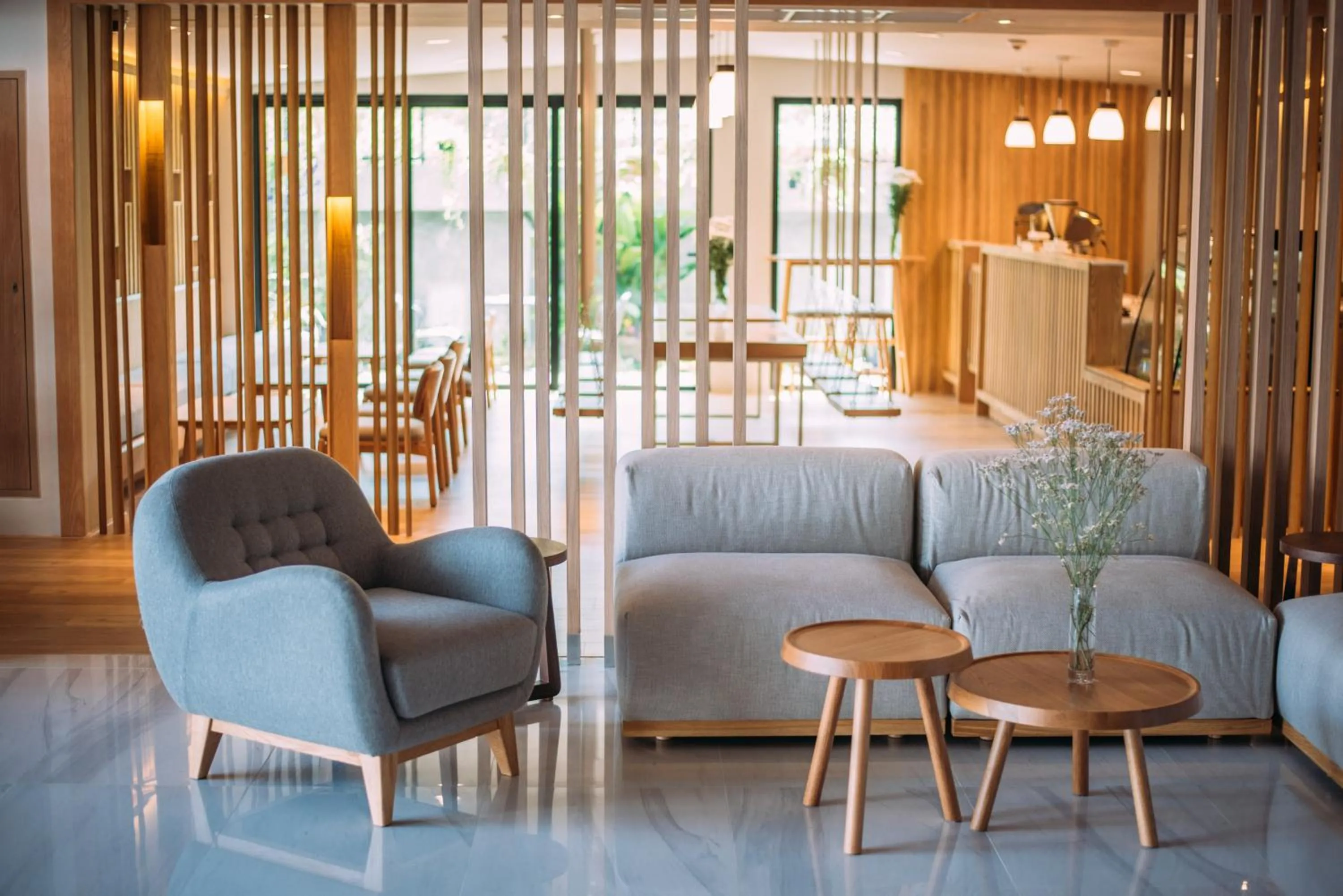 Lobby or reception in Mii Hotel Srinakarin