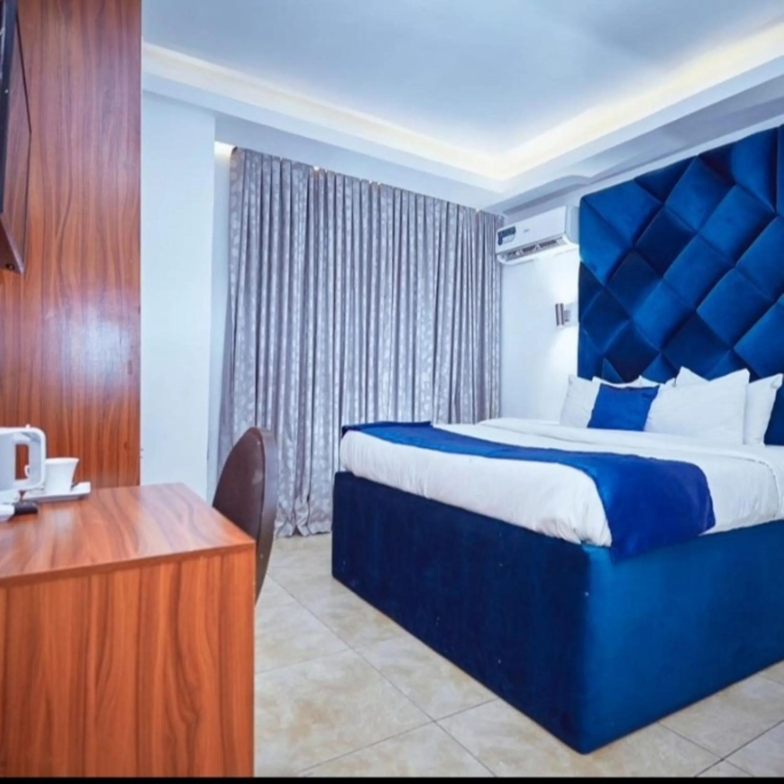Bedroom, Bed in The Grosvenor Suites Gwarinpa Abuja