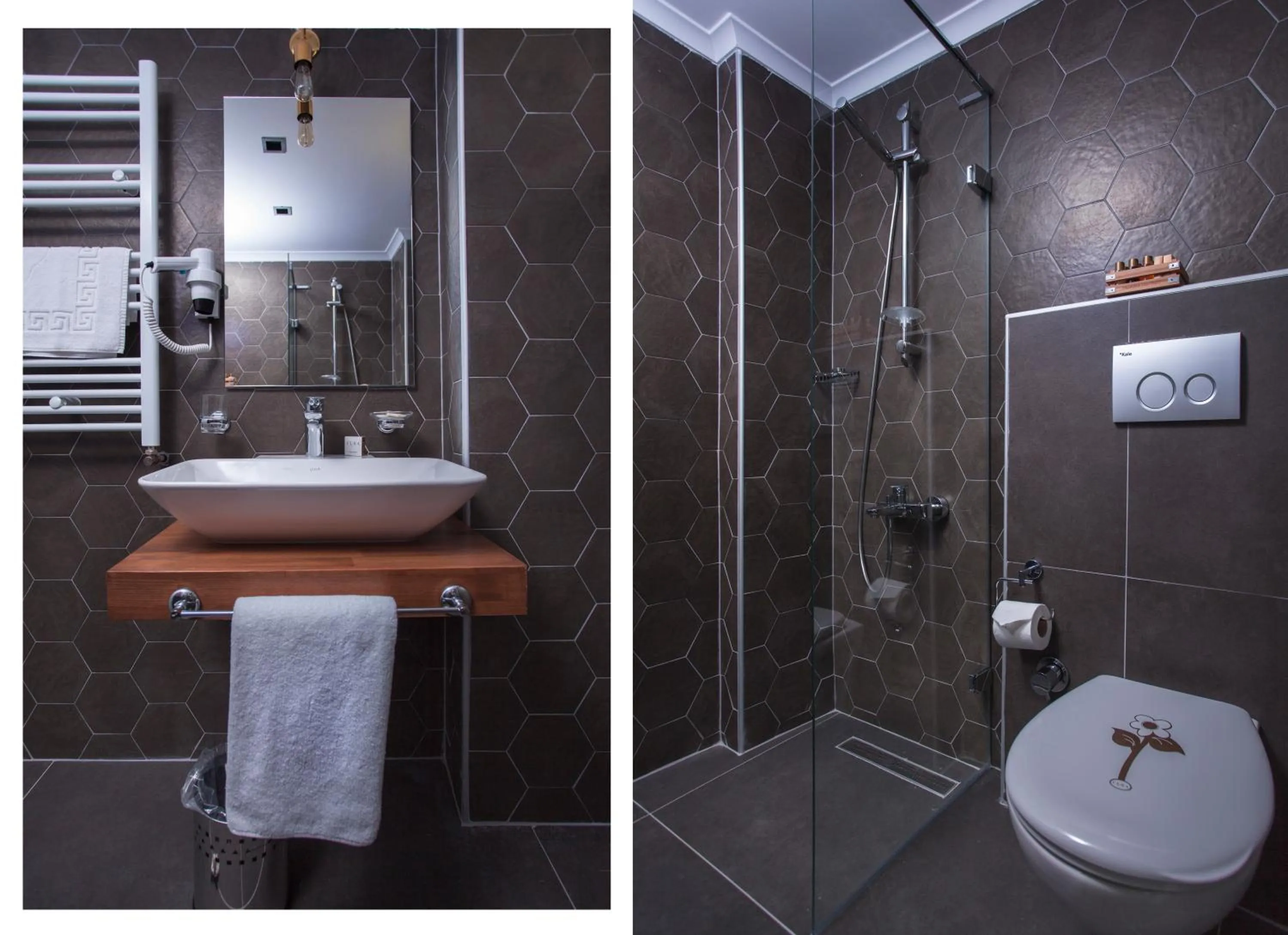 Bathroom in Hotel Cura