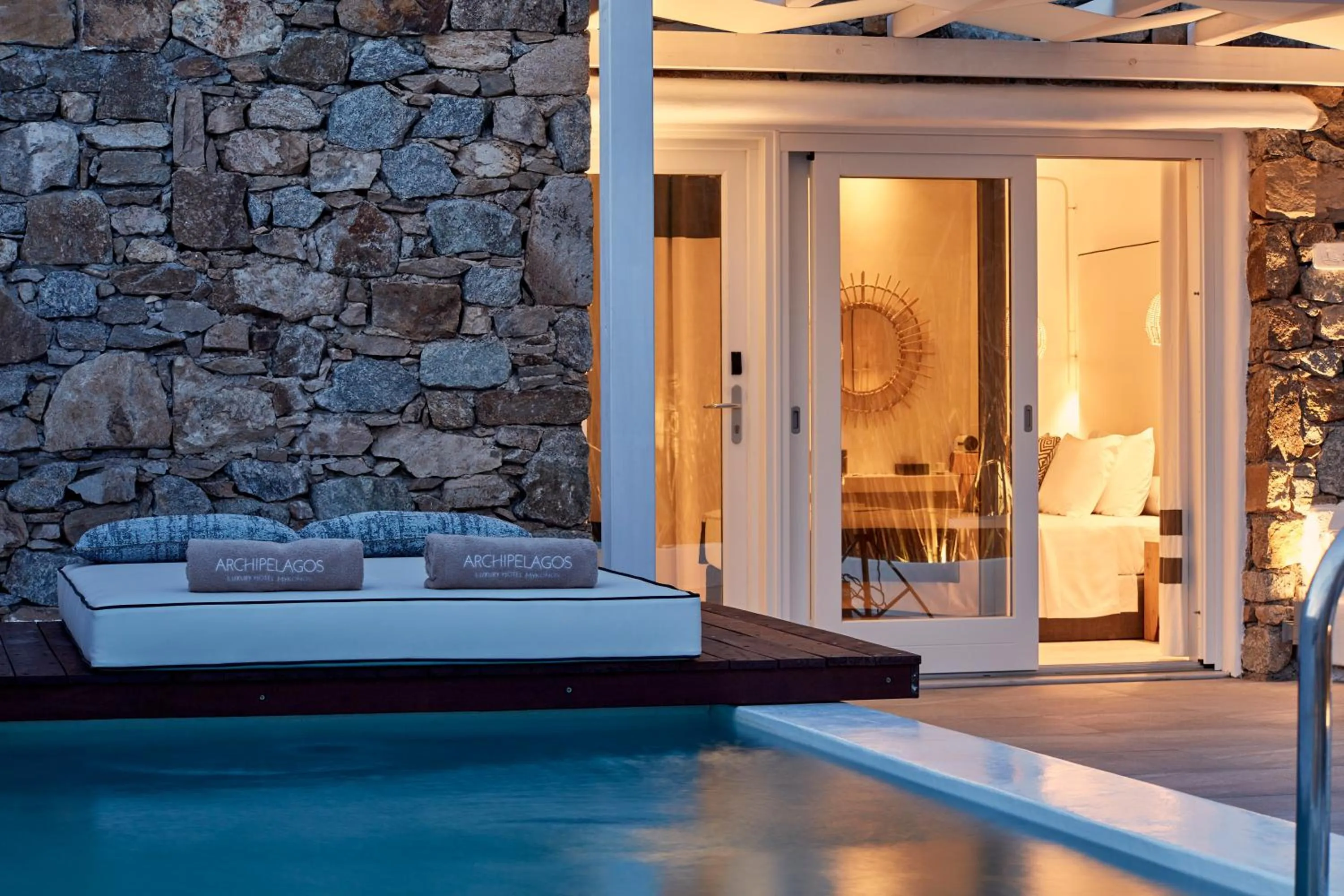 Patio in Archipelagos Hotel - Small Luxury Hotels of the World