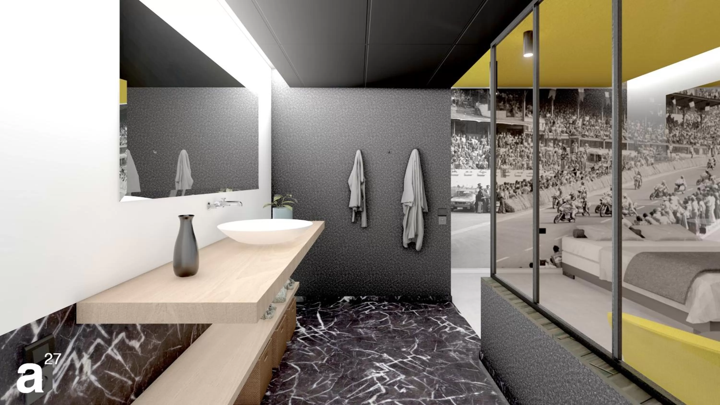 Bathroom in La Reine Hôtel & Restaurant