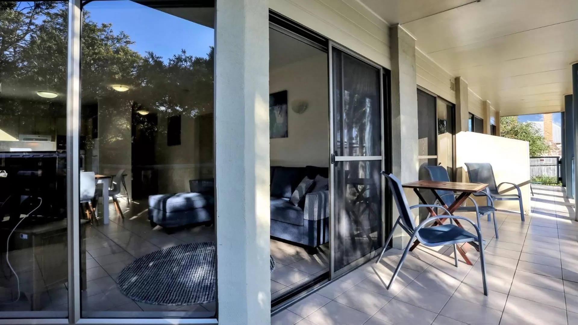 Patio in Sorrento Apartments Merimbula