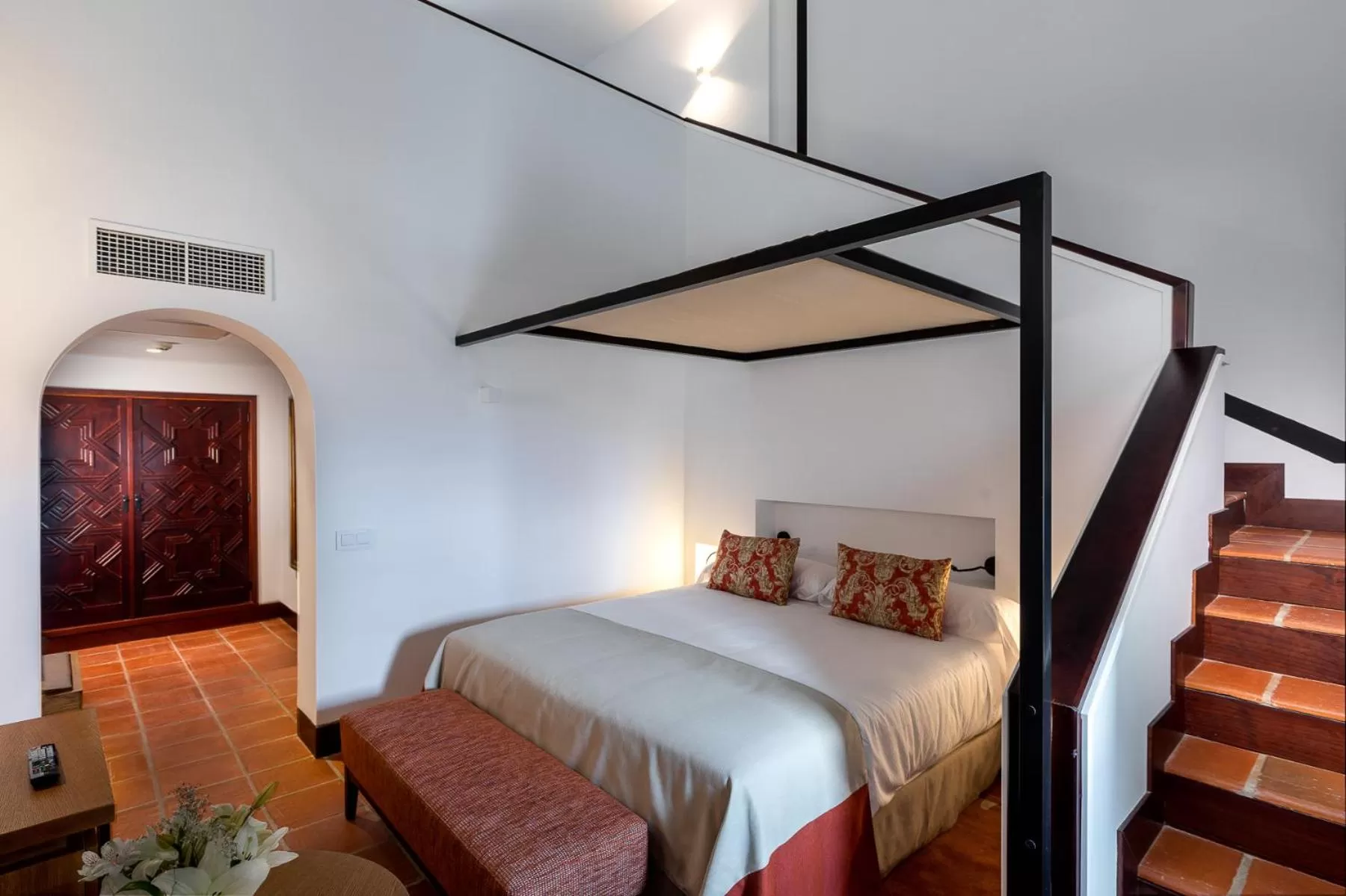 Bed in Parador de Jaén