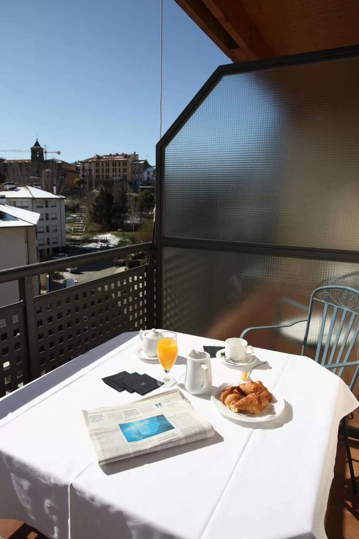 Balcony/Terrace in Hotel & Spa Real Jaca