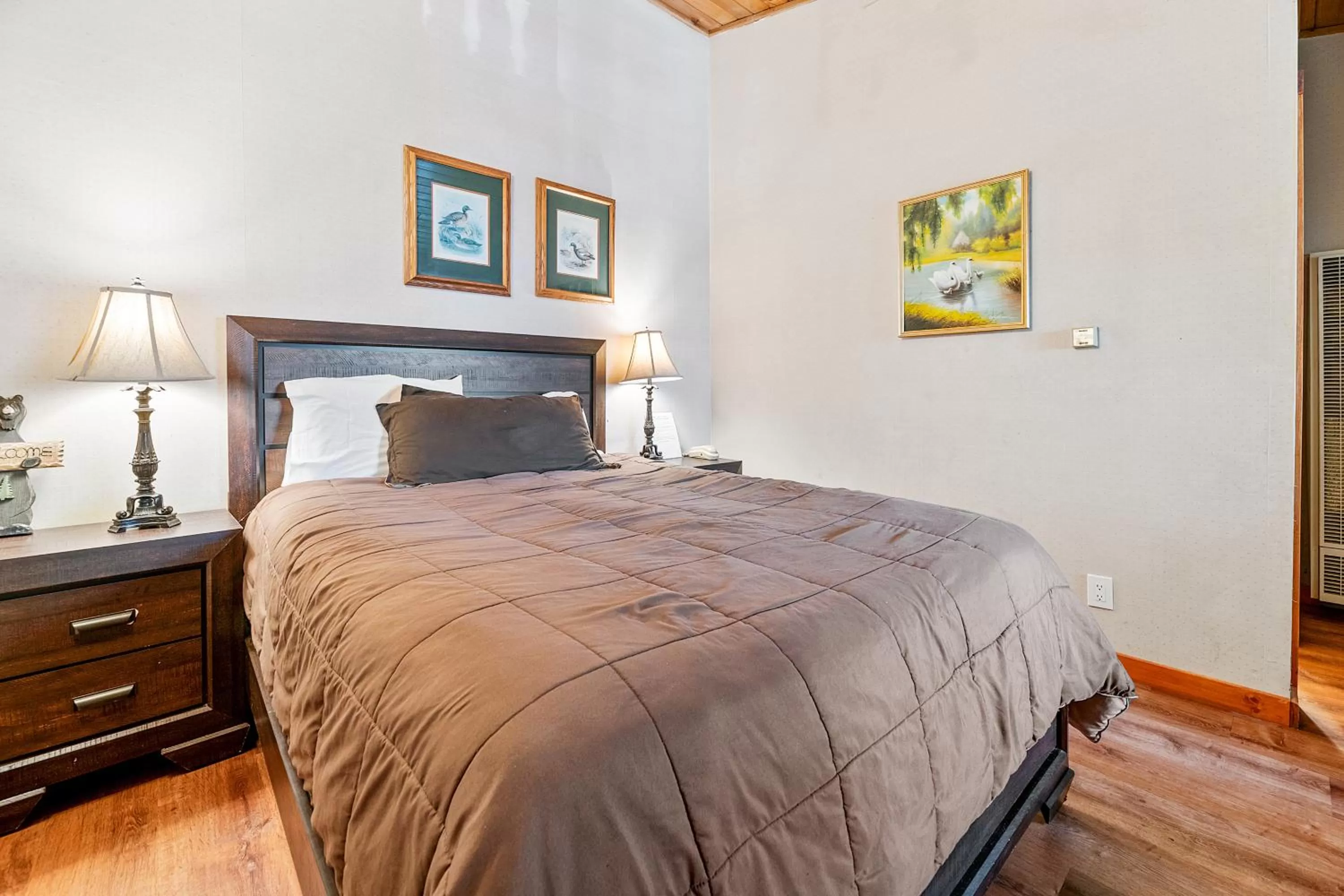 Bed in Black Forest Lodge